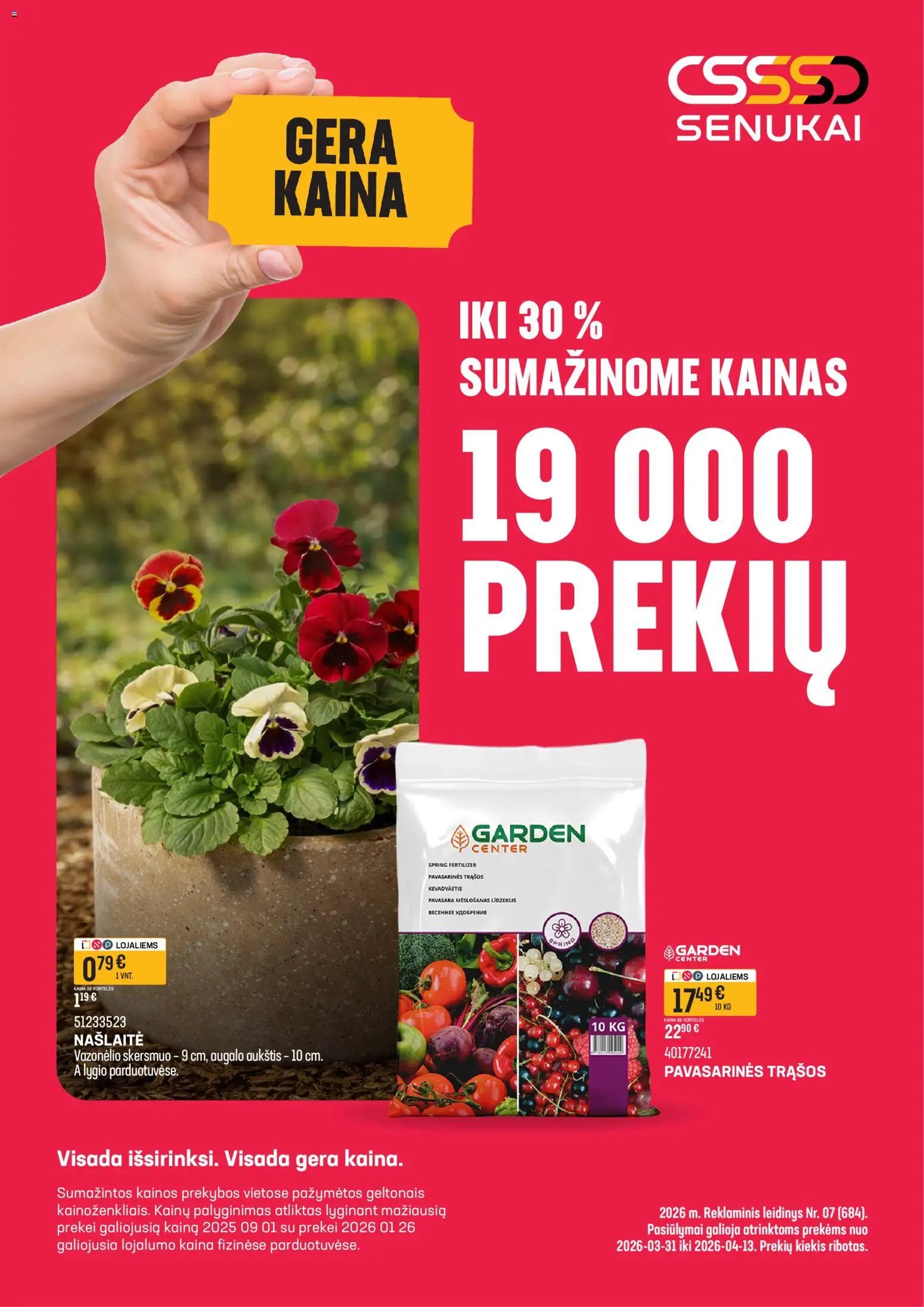Senukai leidinys - Reklaminis leidinys