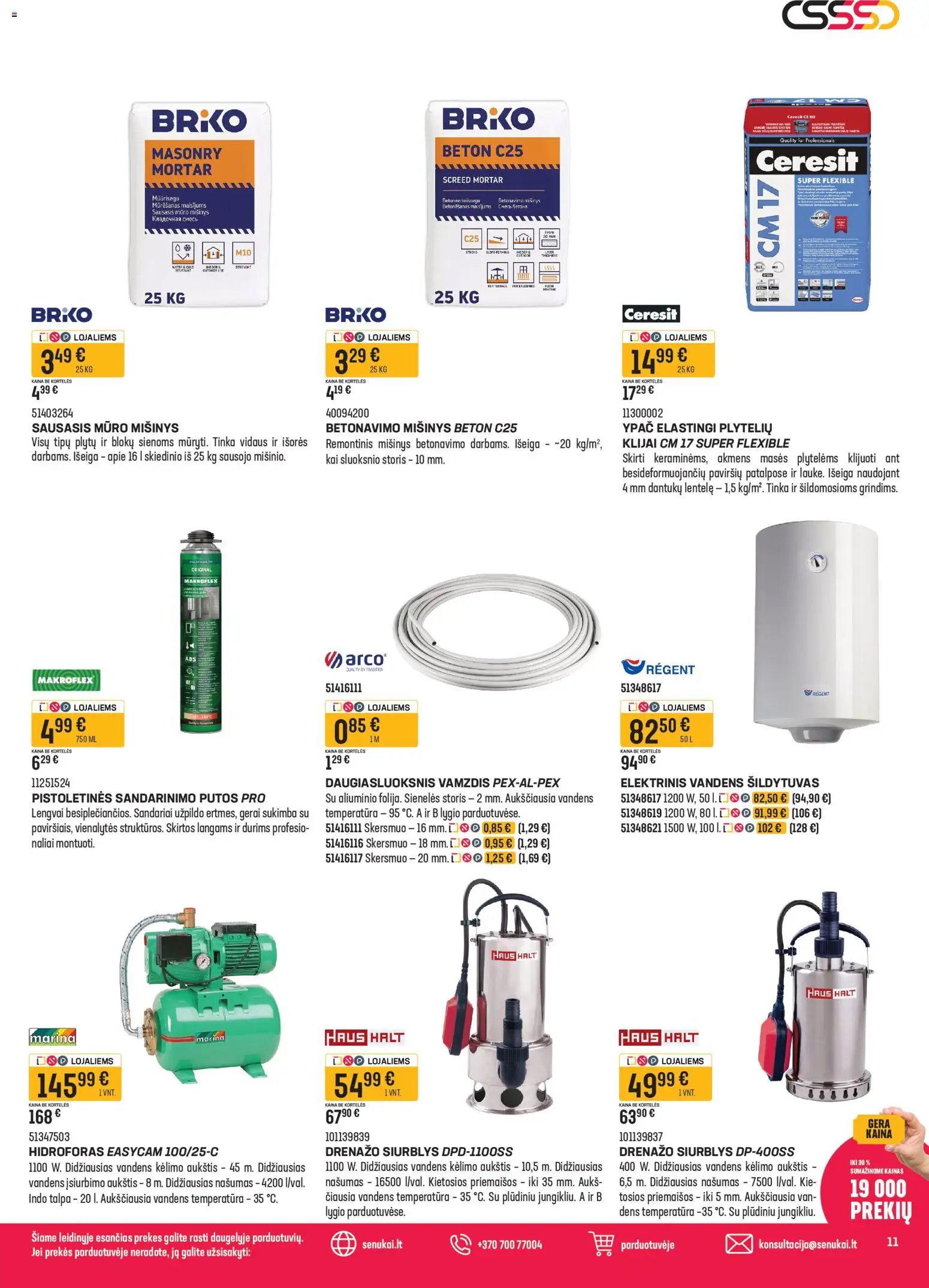 Senukai leidinys - Reklaminis leidinys