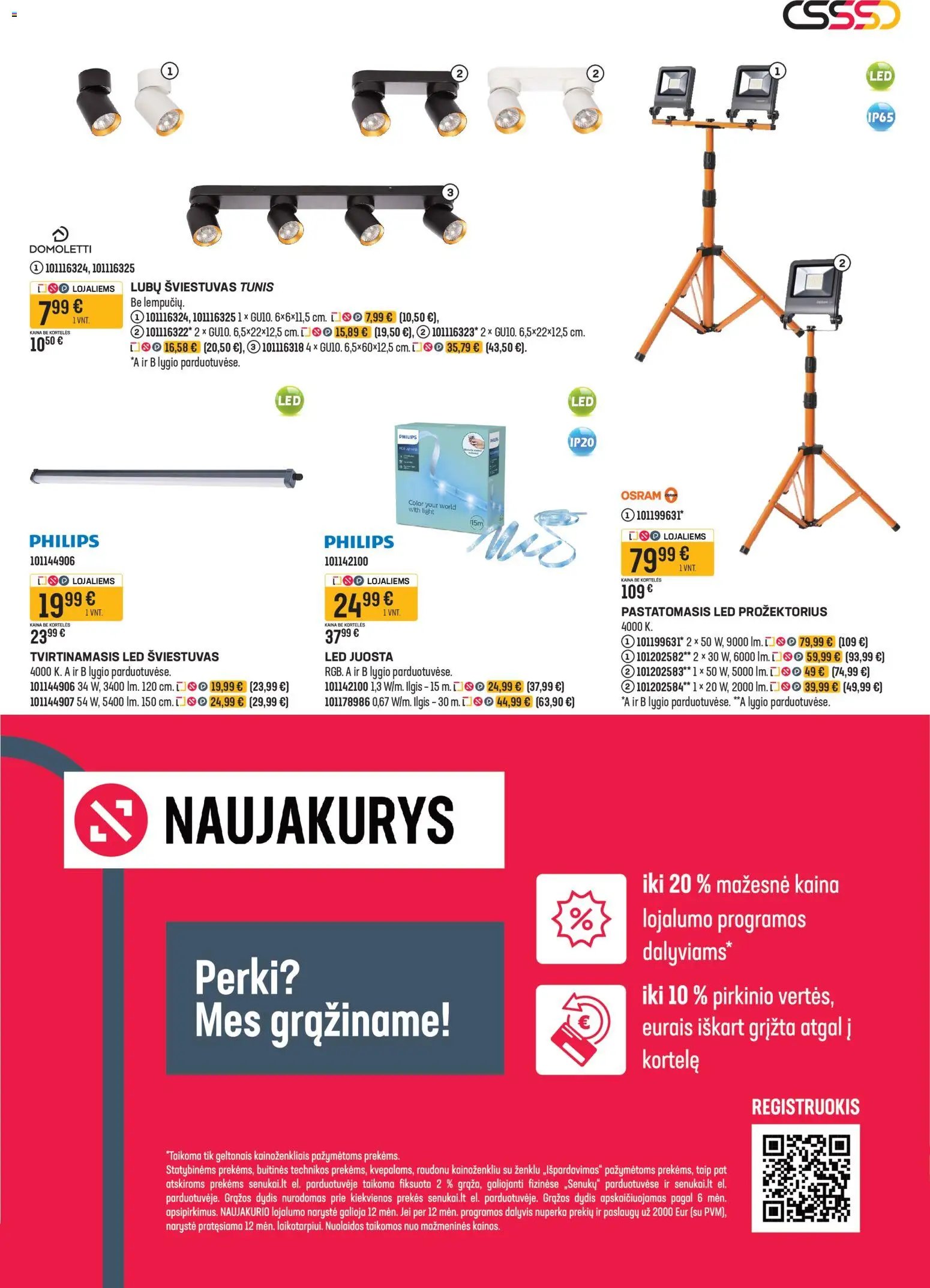Senukai leidinys - Reklaminis leidinys