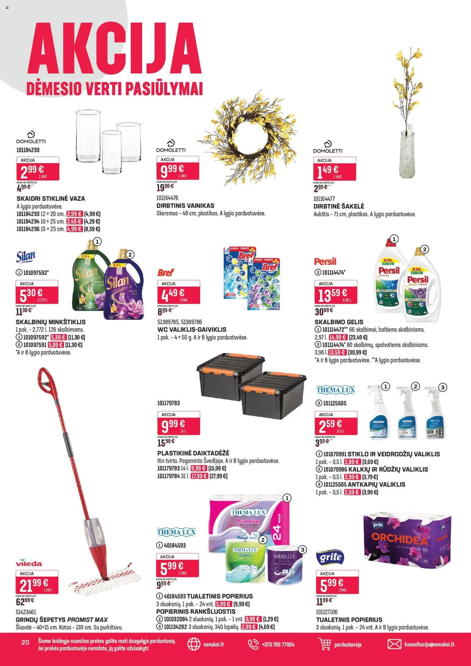 Senukai leidinys - Reklaminis leidinys