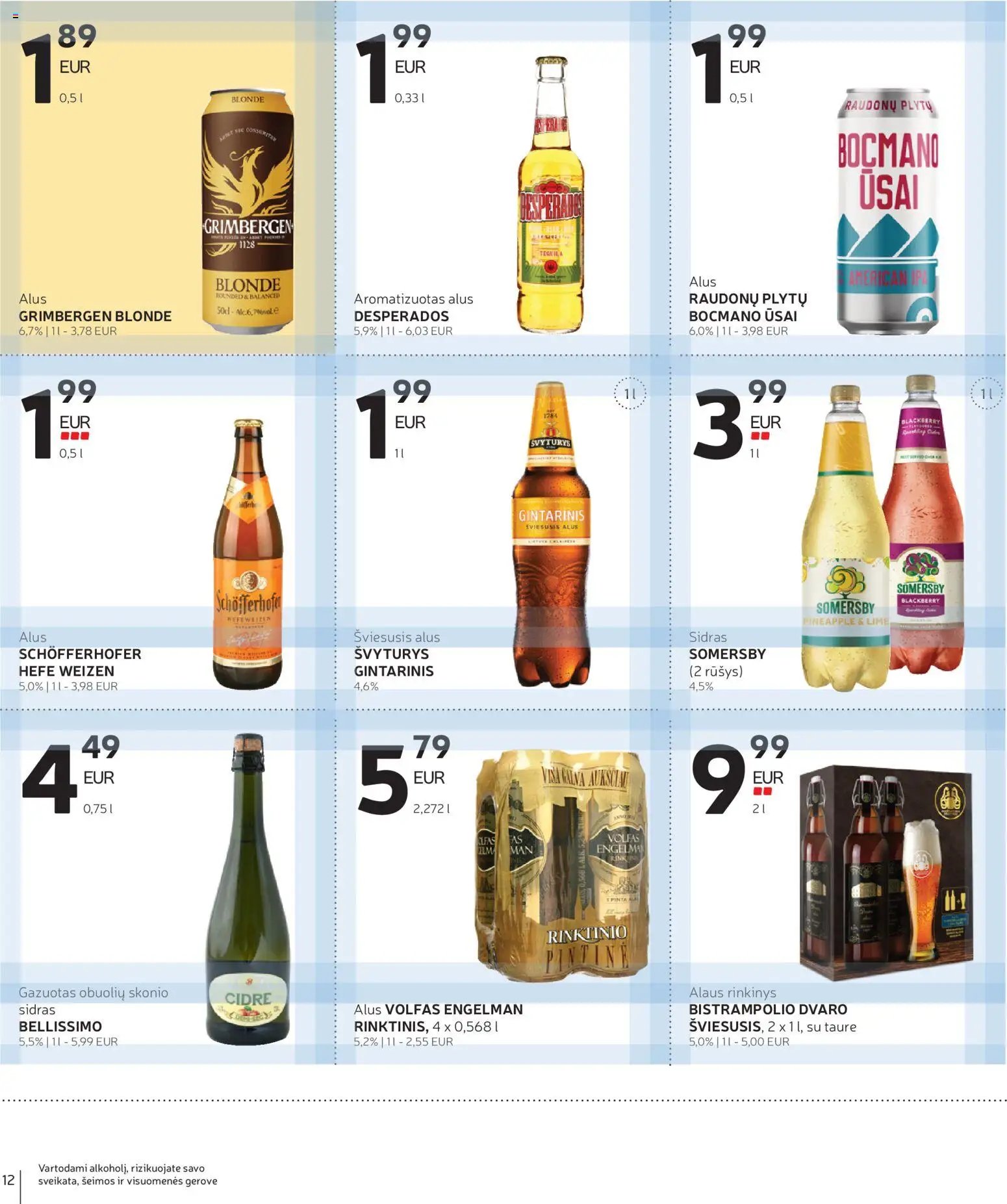 Rimi leidinys - Alkoholinių gėrimų