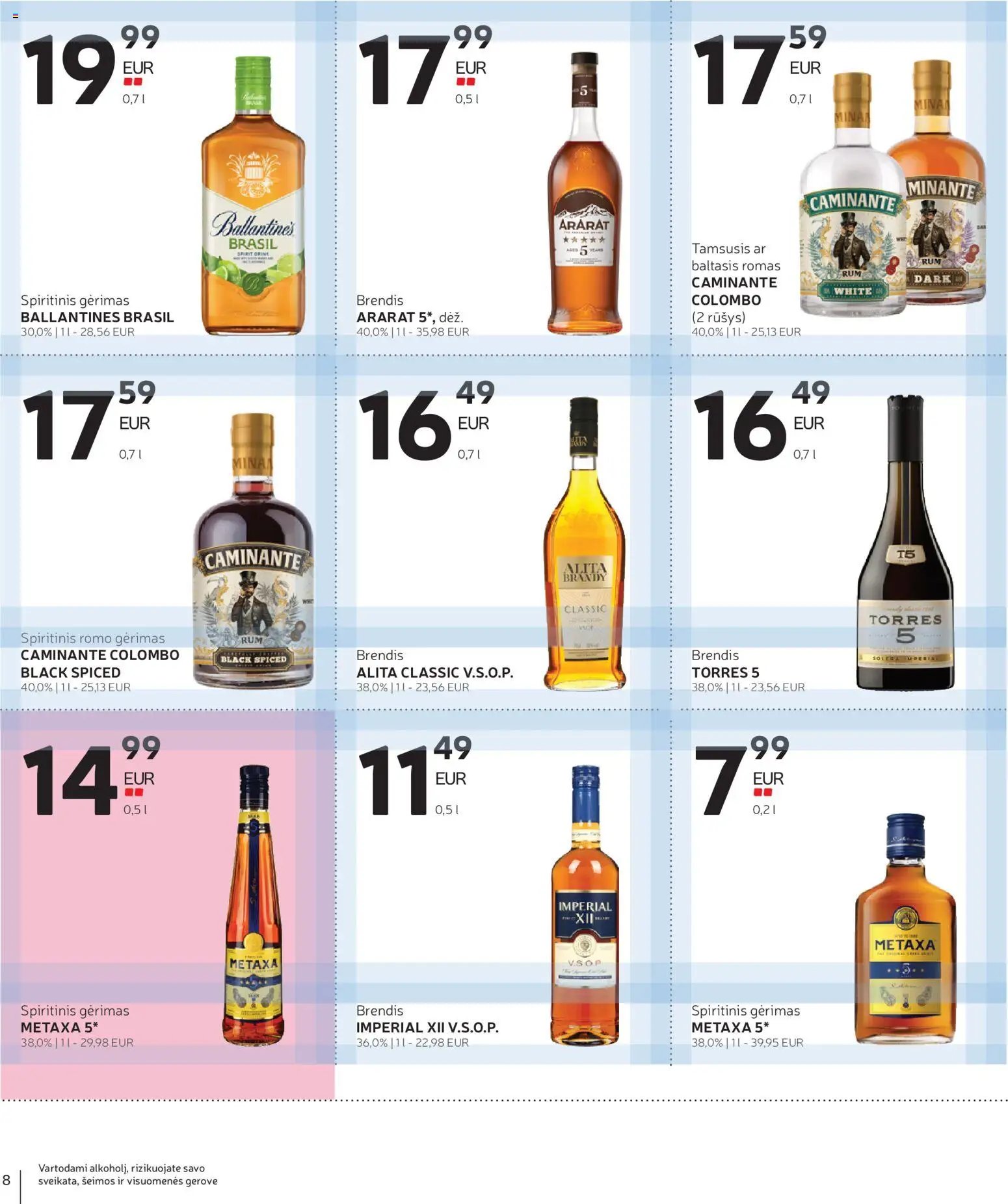 Rimi leidinys - Alkoholinių gėrimų