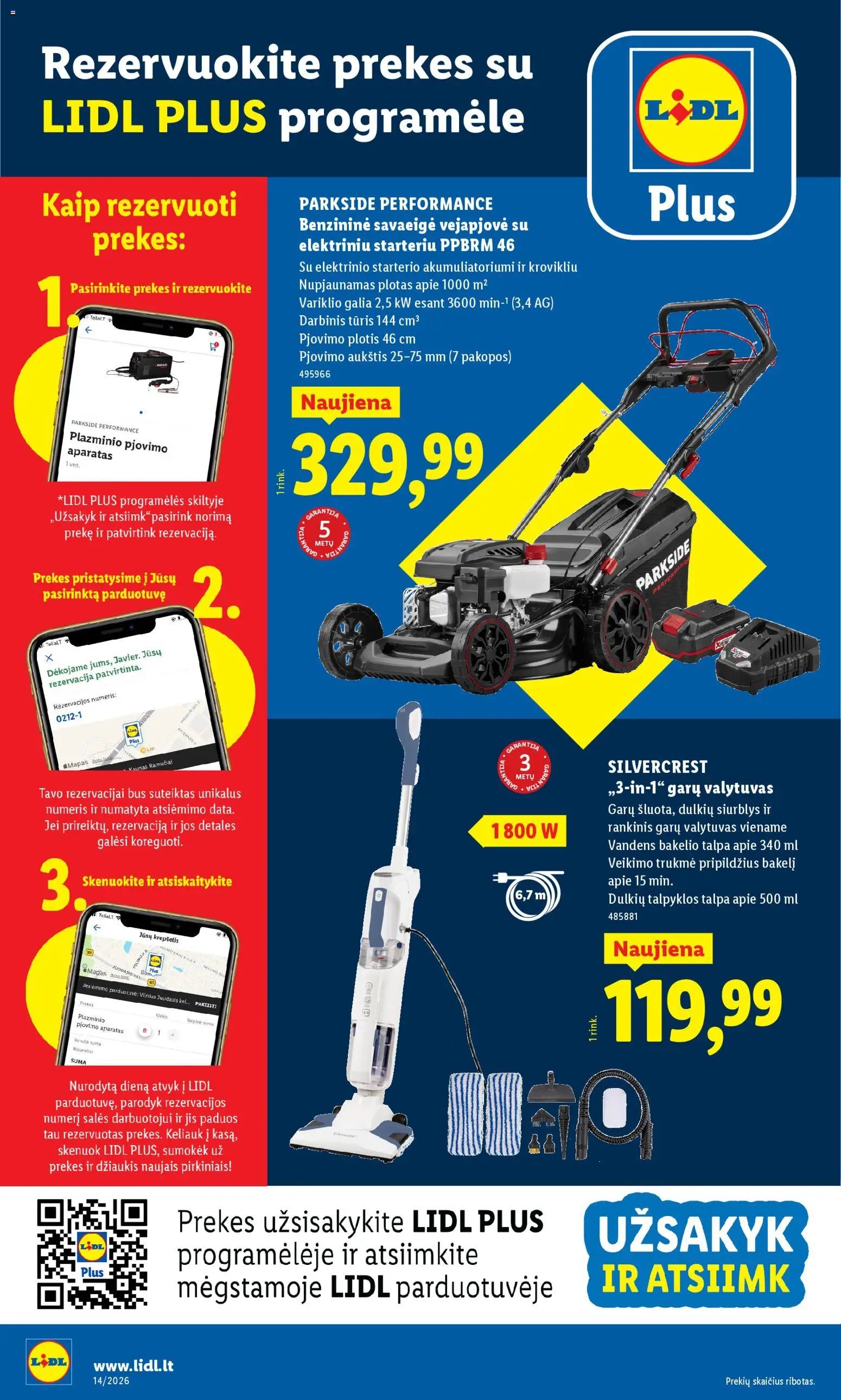 LIDL leidinys - Ne maisto prekių pasiūlymai