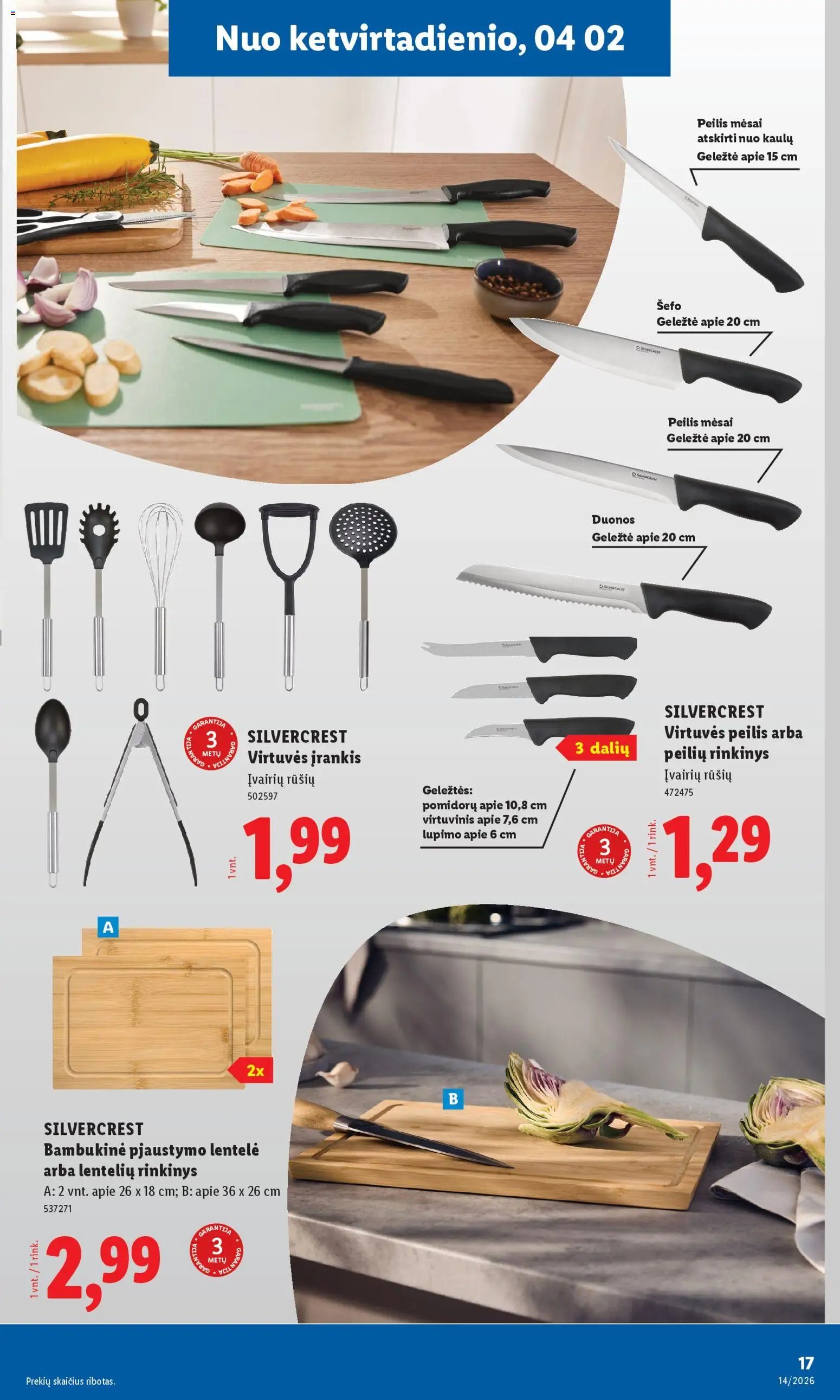 LIDL leidinys - Ne maisto prekių pasiūlymai