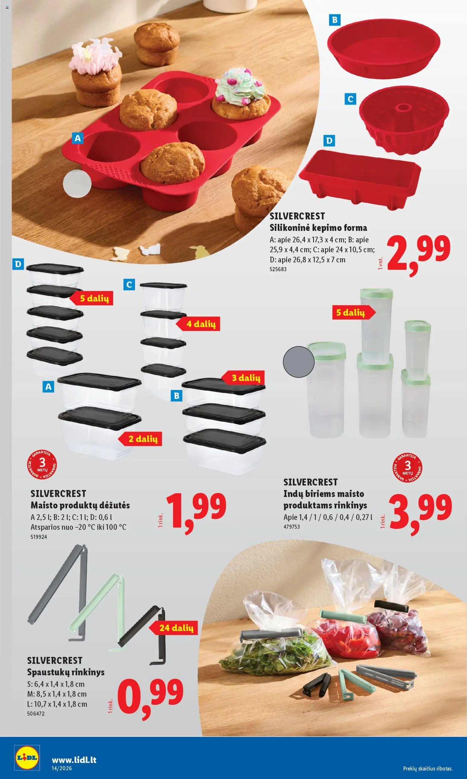 LIDL leidinys - Ne maisto prekių pasiūlymai