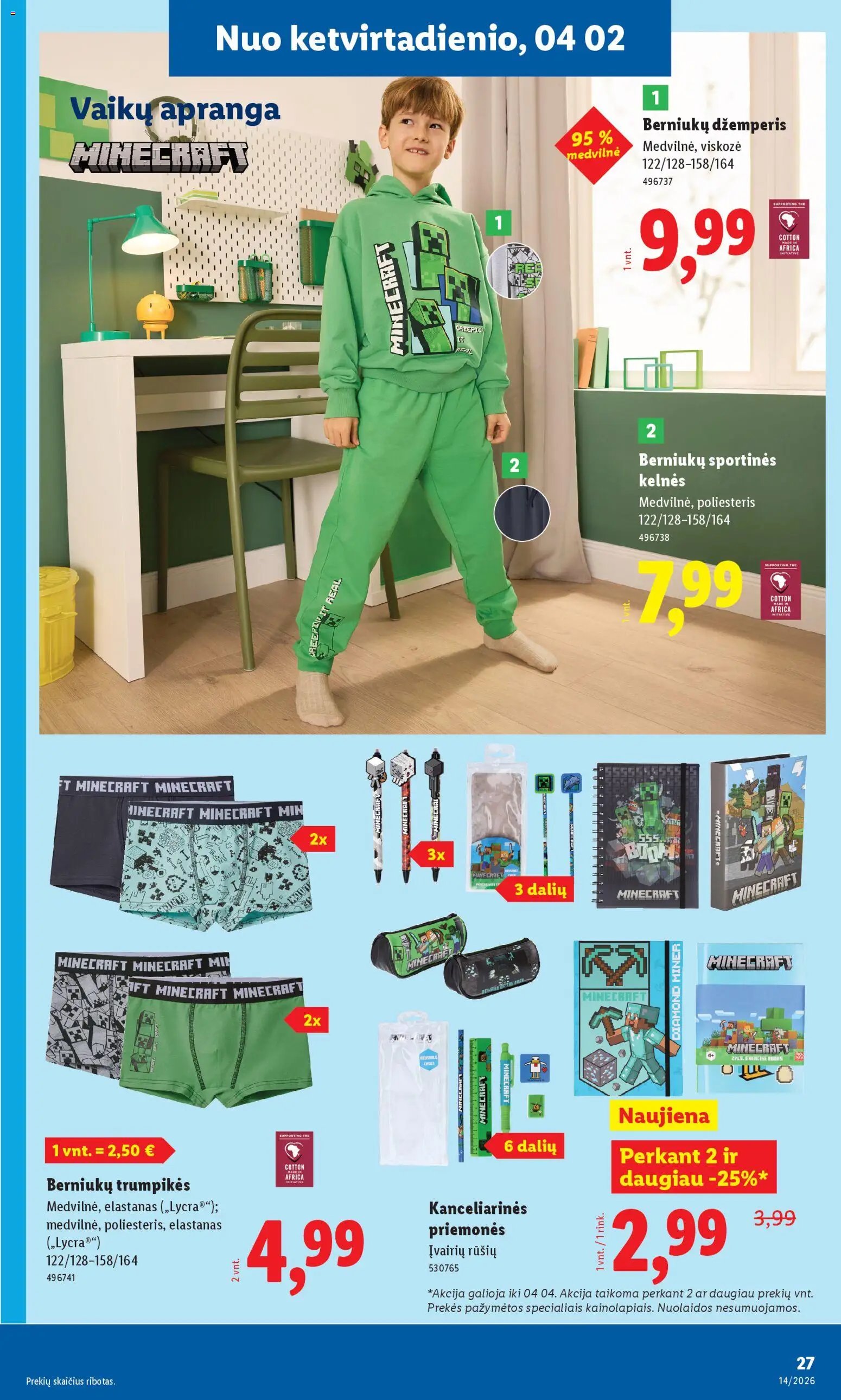 LIDL leidinys - Ne maisto prekių pasiūlymai