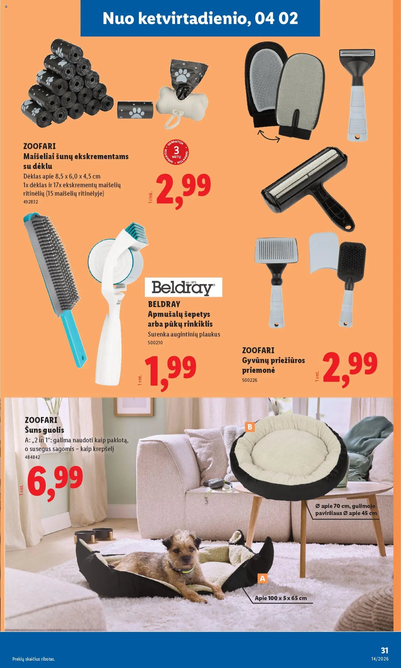 LIDL leidinys - Ne maisto prekių pasiūlymai