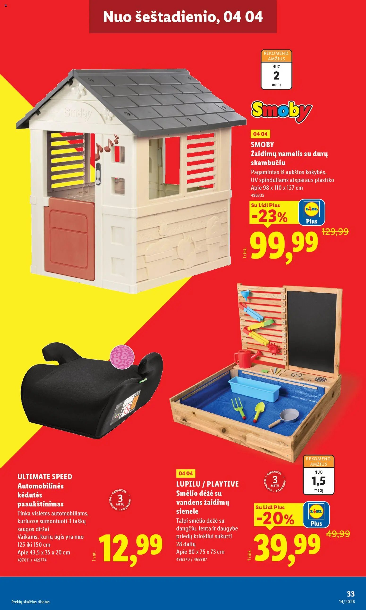 LIDL leidinys - Ne maisto prekių pasiūlymai