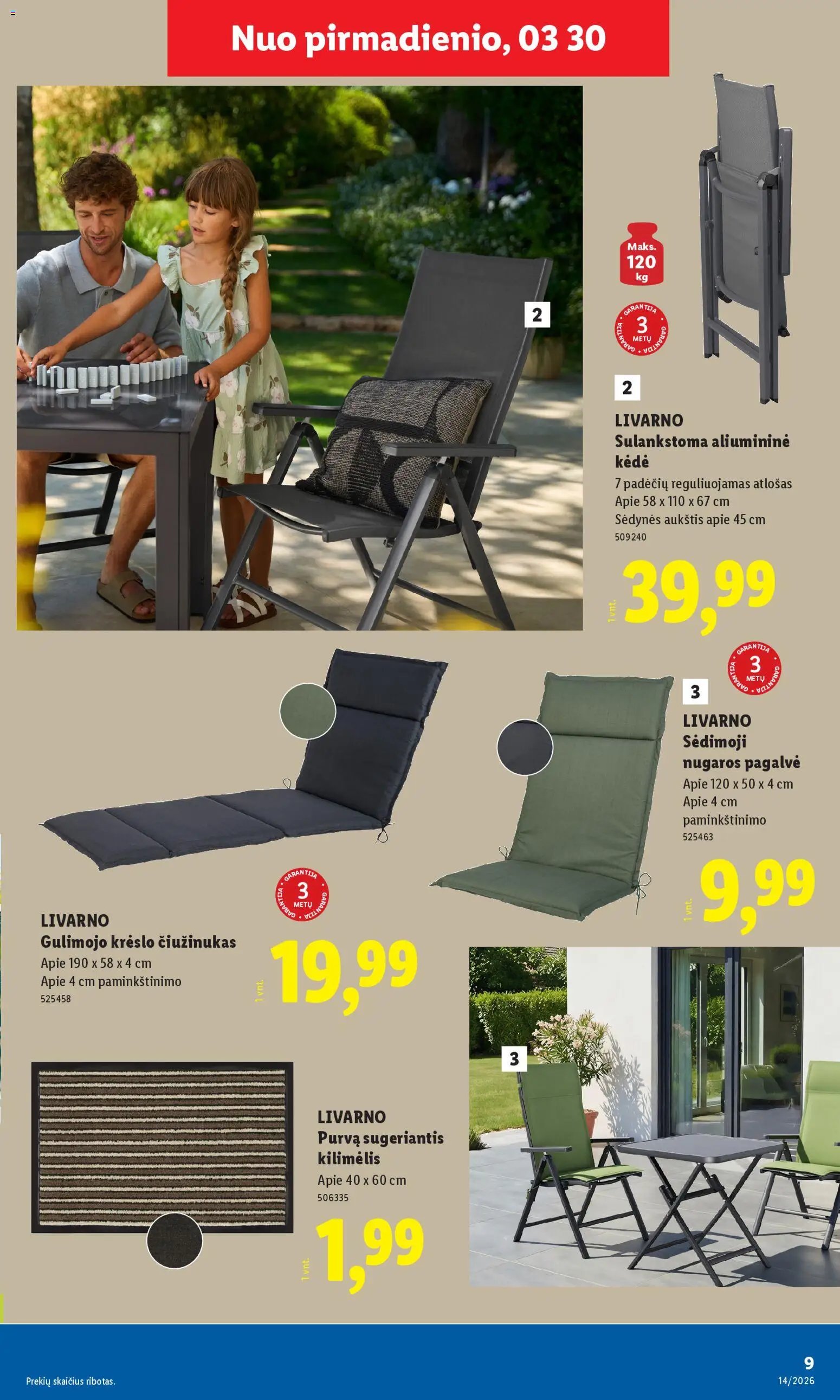 LIDL leidinys - Ne maisto prekių pasiūlymai