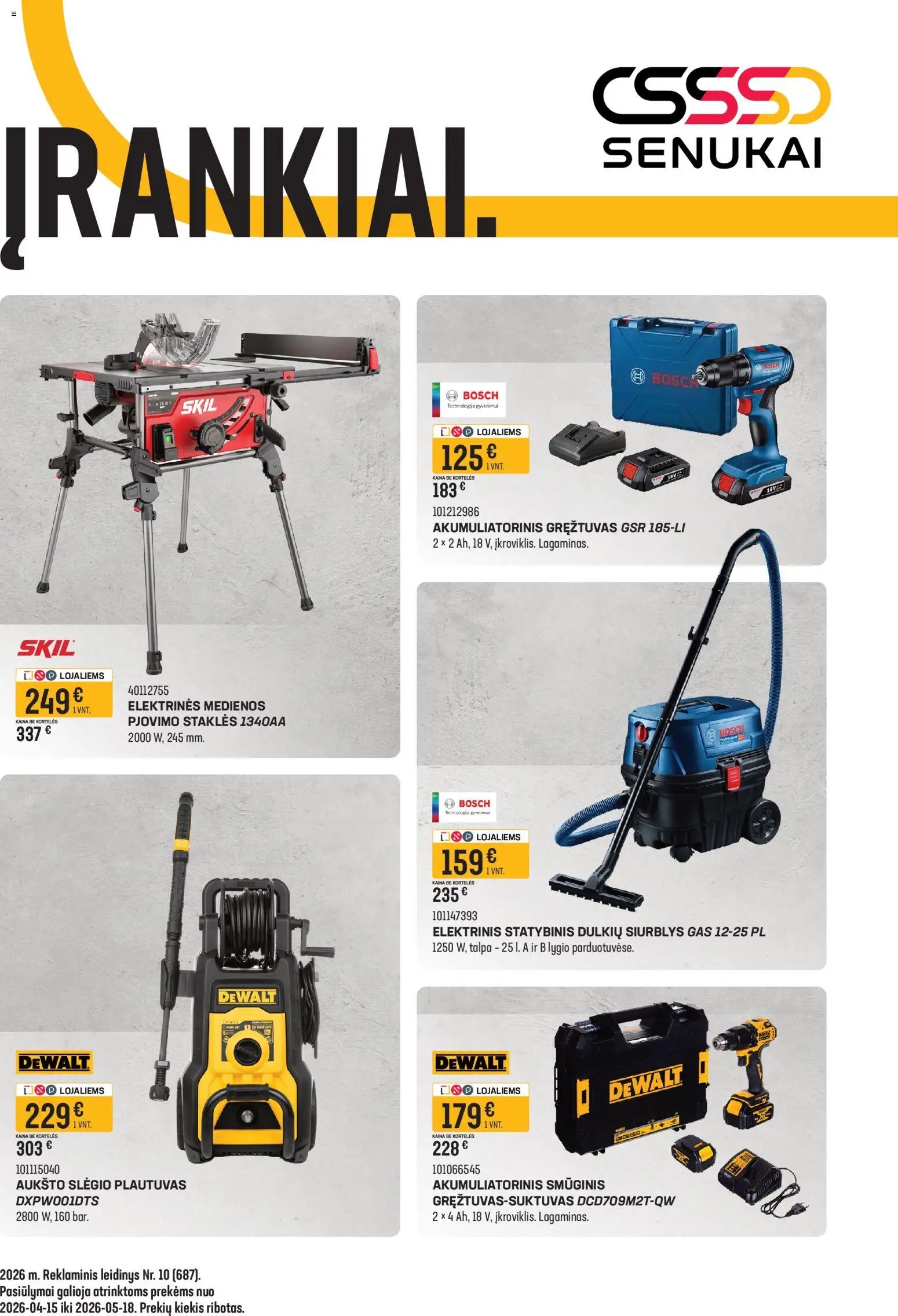 Senukai leidinys -  Įrankiai