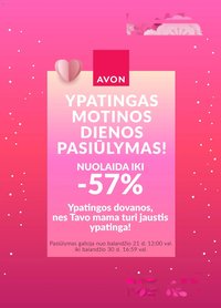AVON leidinys - YPATINGAS MOTINOS DIENOS PASIŪLYMAS!