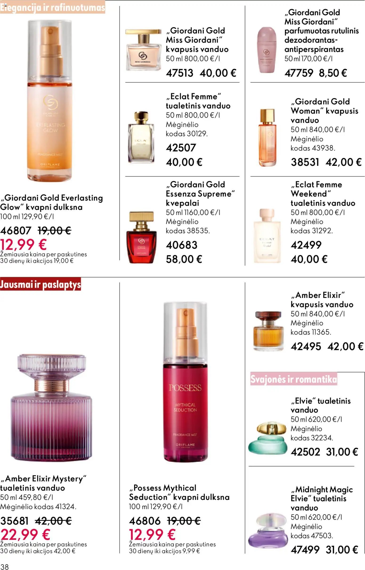 Oriflame katalogas 08 2026