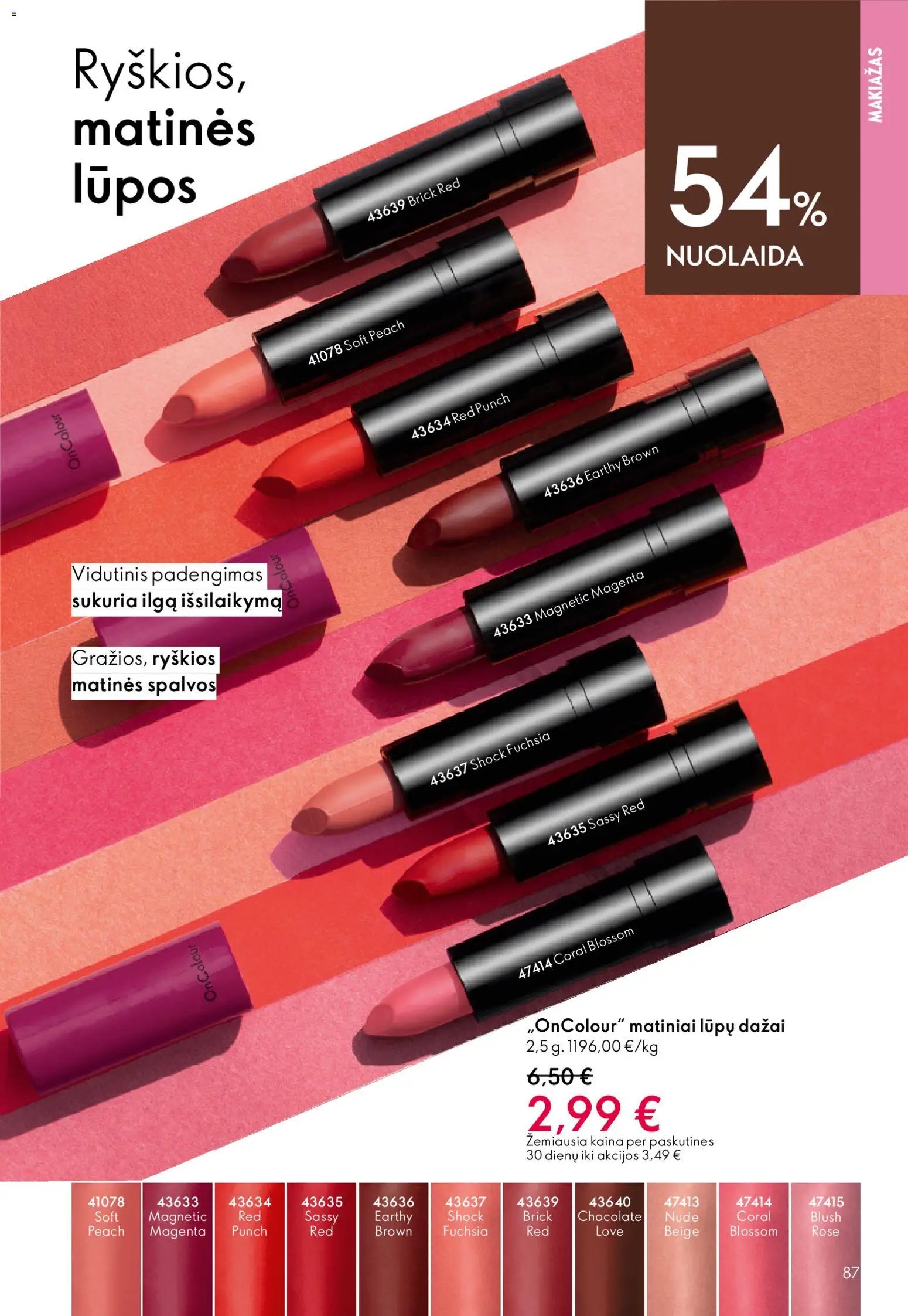 Oriflame katalogas 08 2026