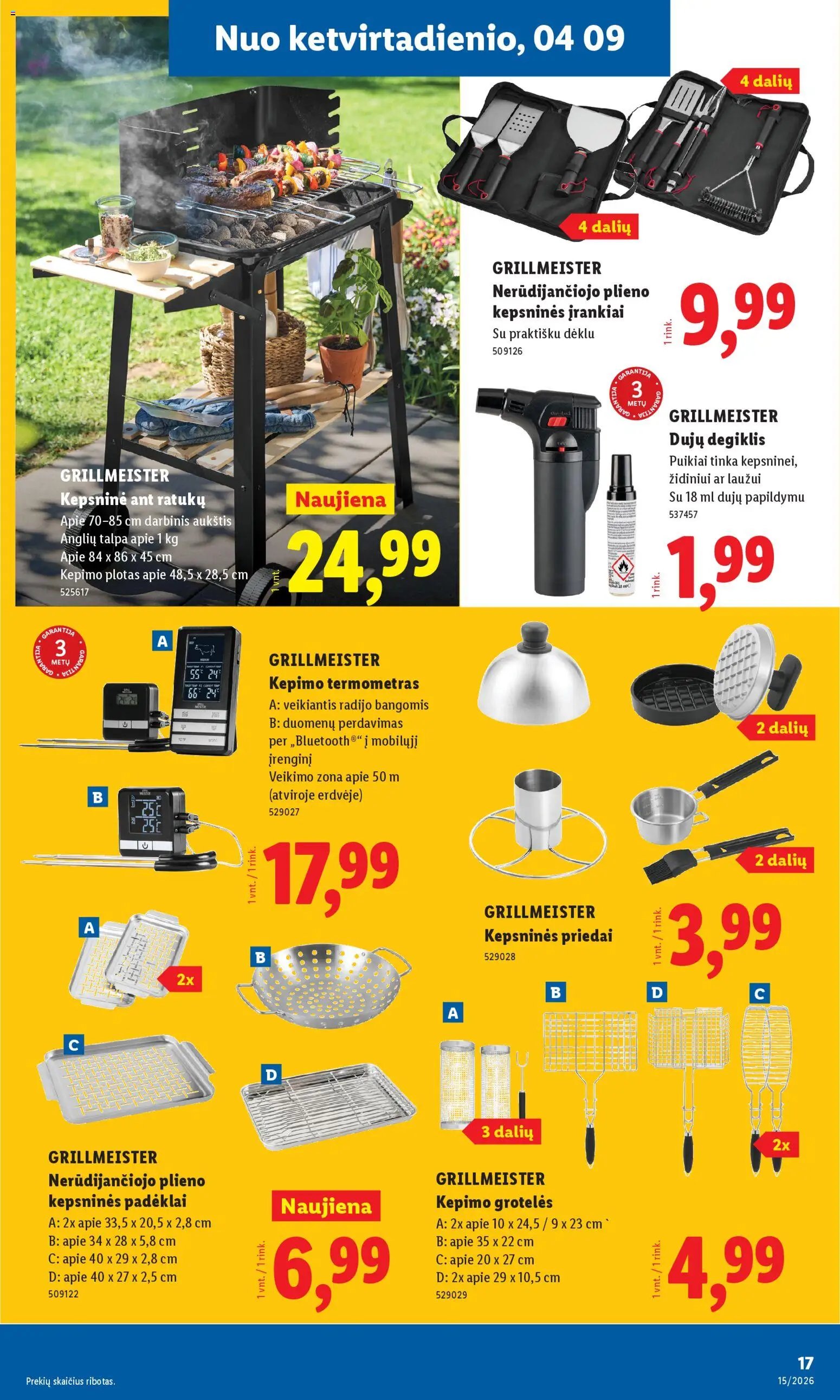 LIDL leidinys - Ne maisto prekių pasiūlymai