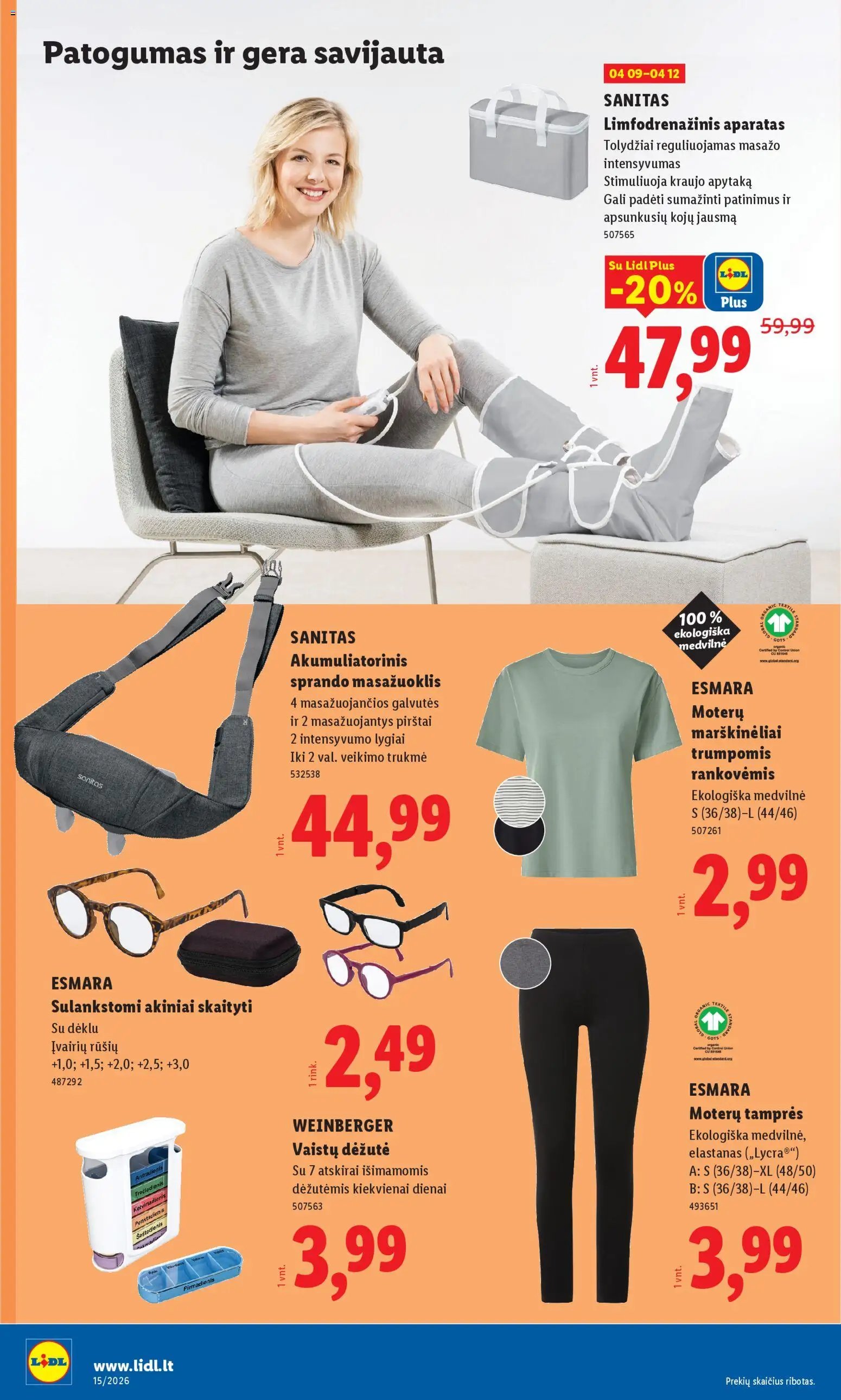 LIDL leidinys - Ne maisto prekių pasiūlymai