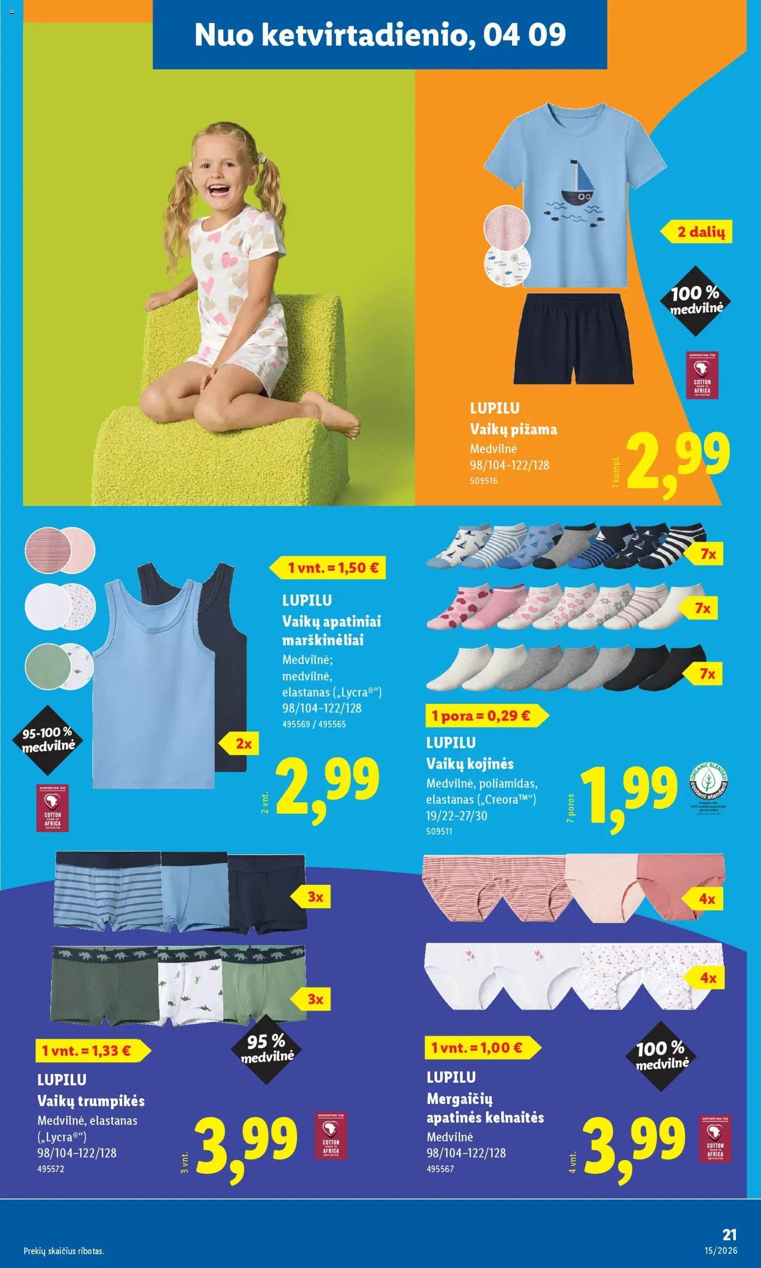 LIDL leidinys - Ne maisto prekių pasiūlymai