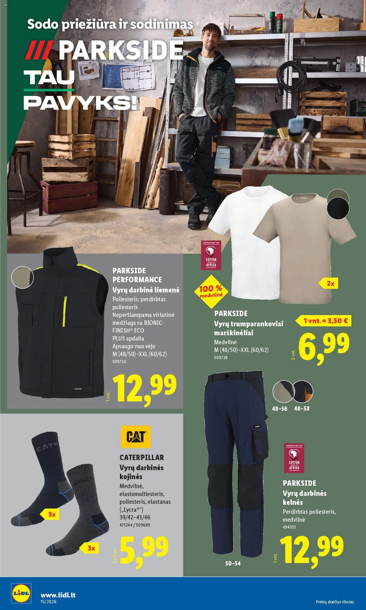 LIDL leidinys - Ne maisto prekių pasiūlymai