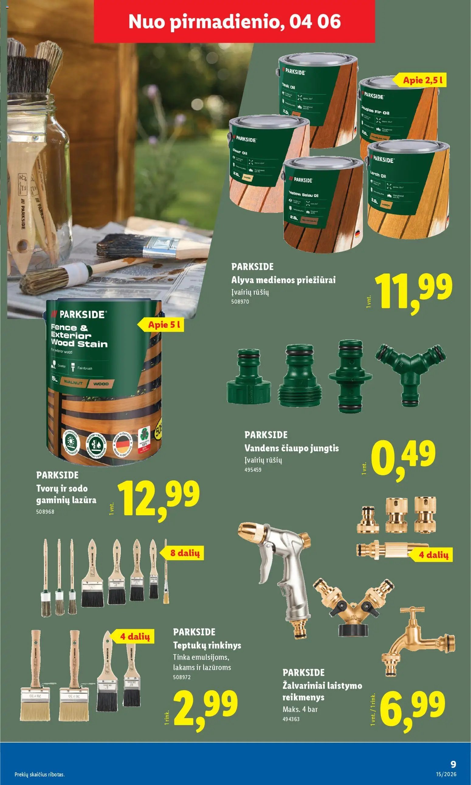 LIDL leidinys - Ne maisto prekių pasiūlymai