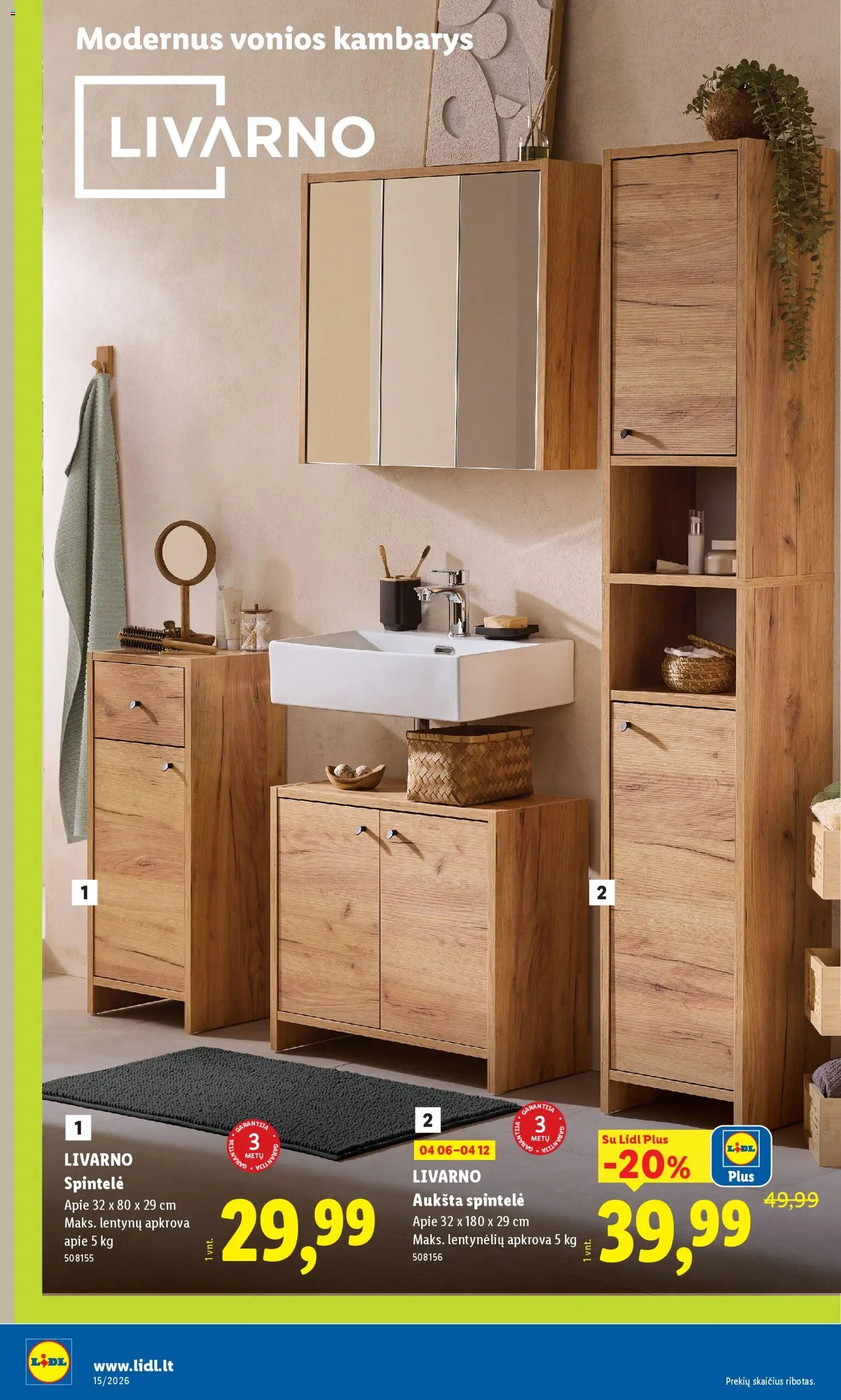 LIDL leidinys - Ne maisto prekių pasiūlymai