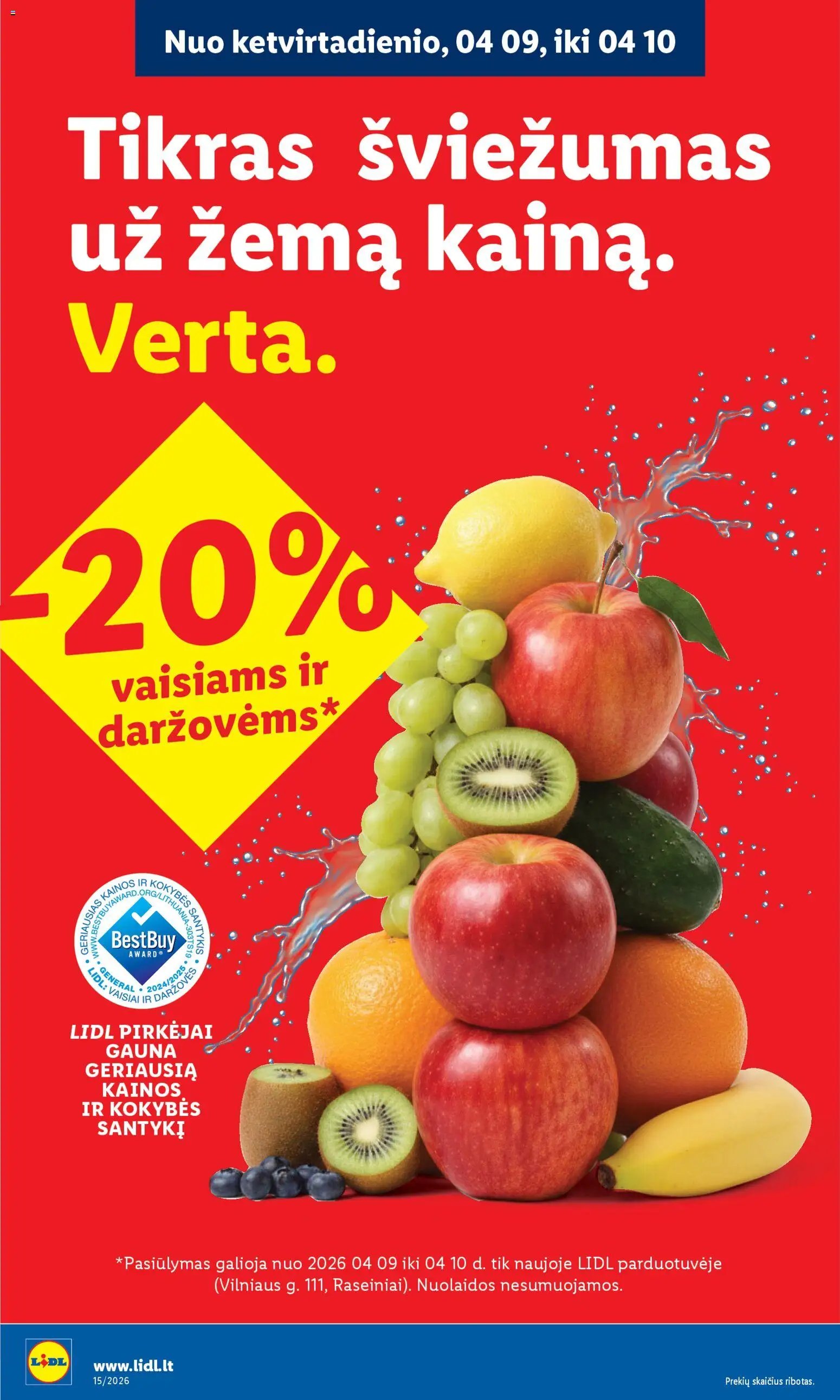 LIDL leidinys - Nauja parduotuvė Raseiniuose