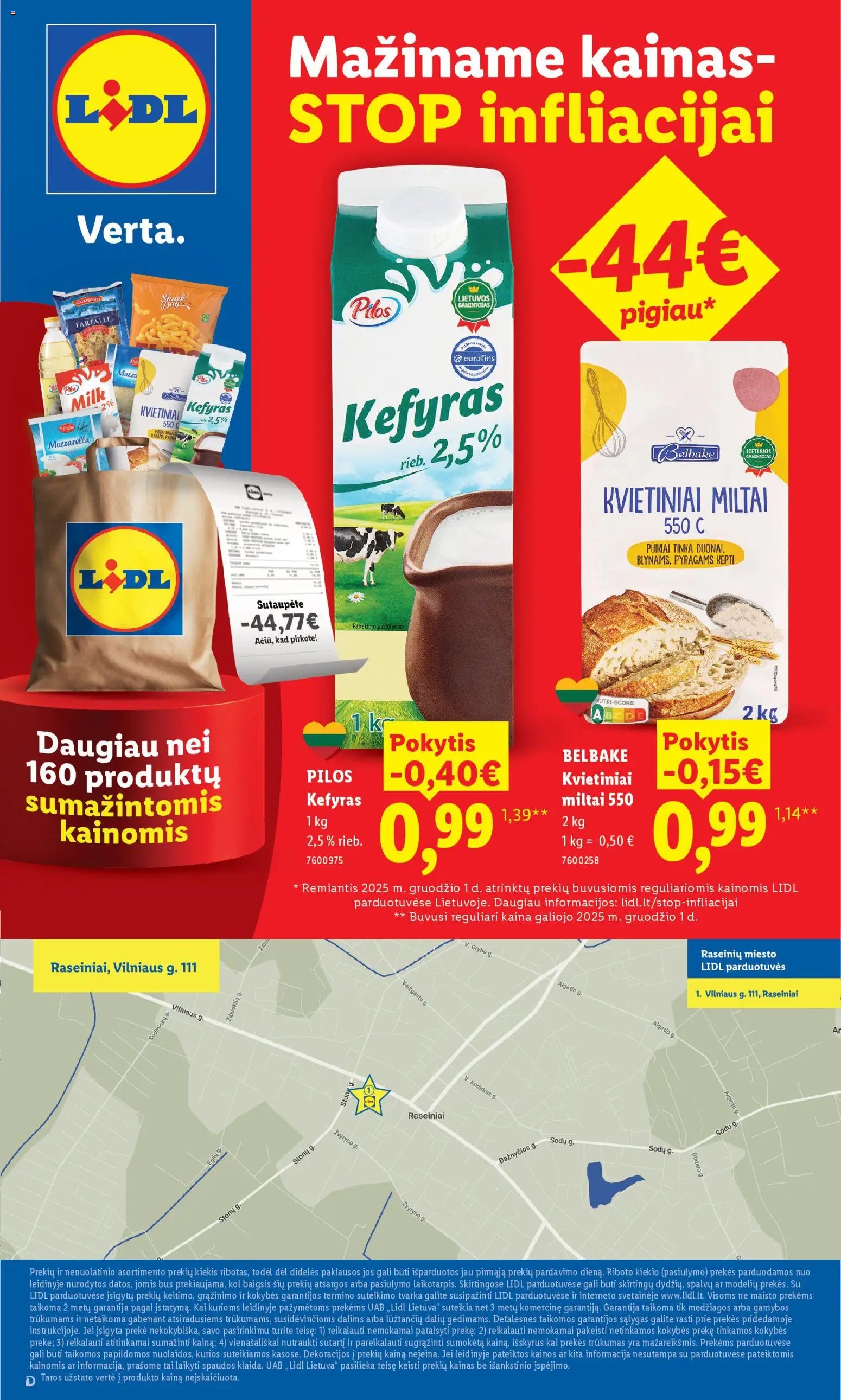 LIDL leidinys - Nauja parduotuvė Raseiniuose