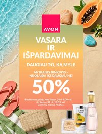 AVON leidinys - Vasara ir išpardavimai