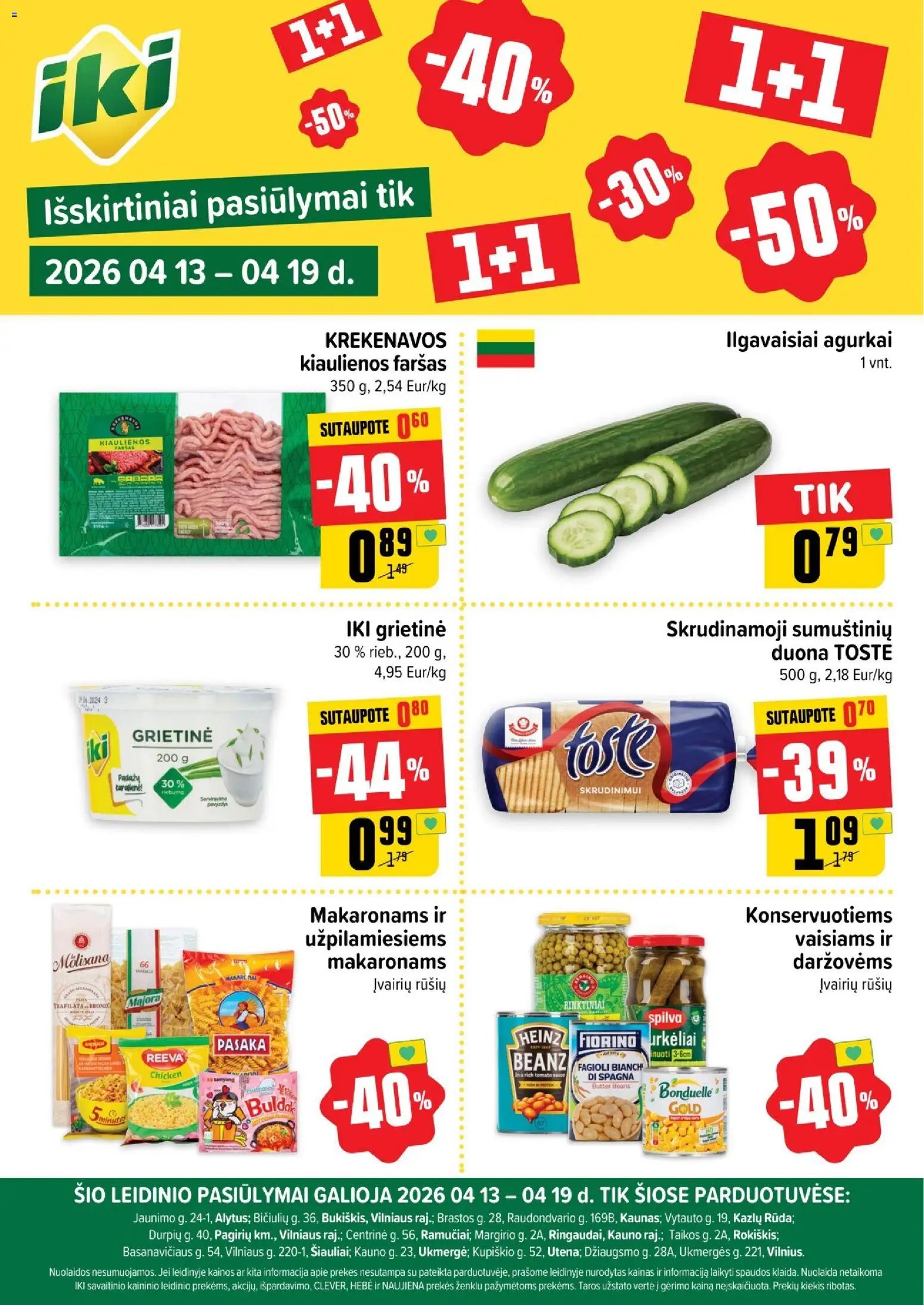 IKI leidinys - Specialūs pasiūlymai IKI parduotuvės klientams