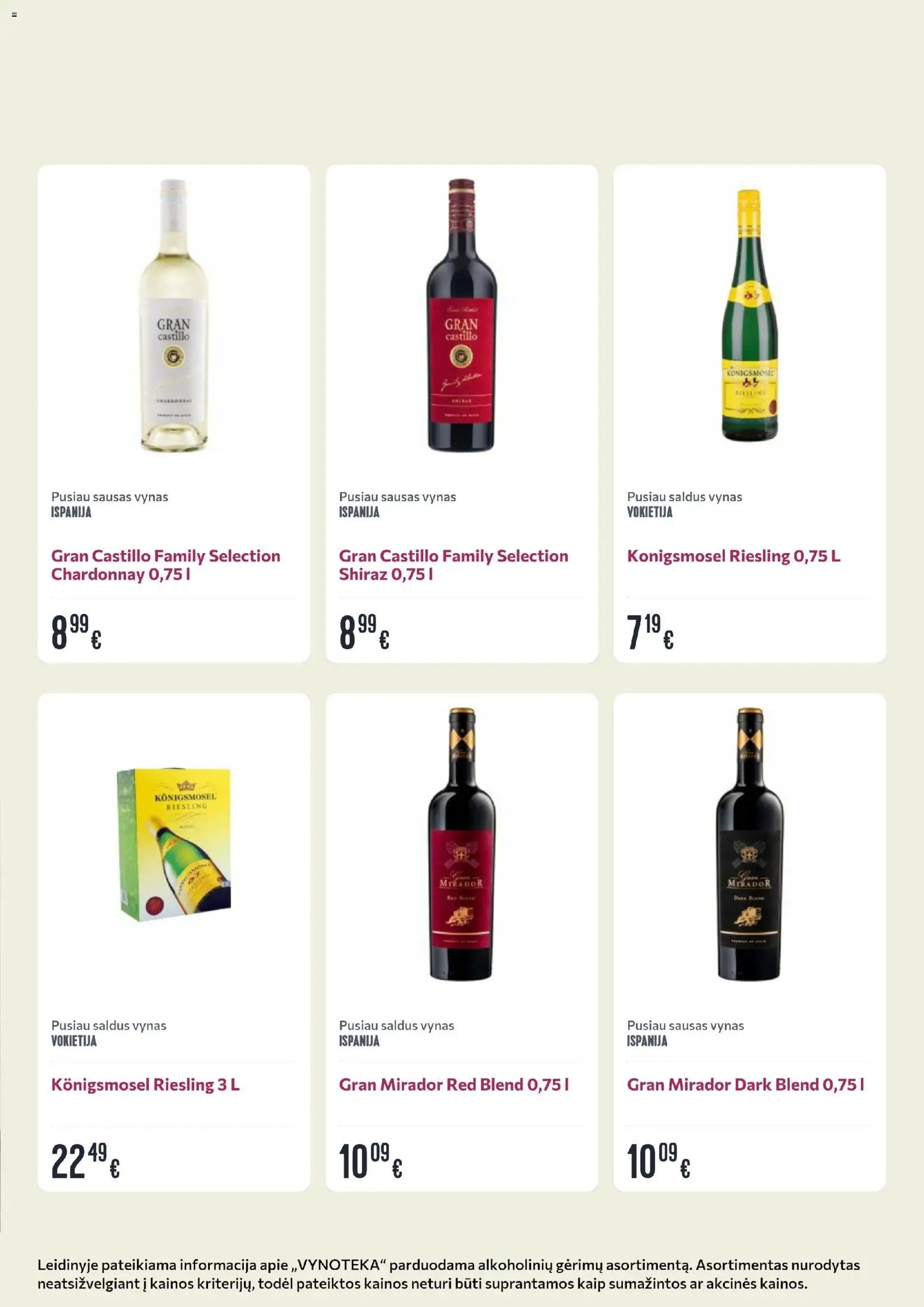 VYNOTEKA leidinys - Gėrimų