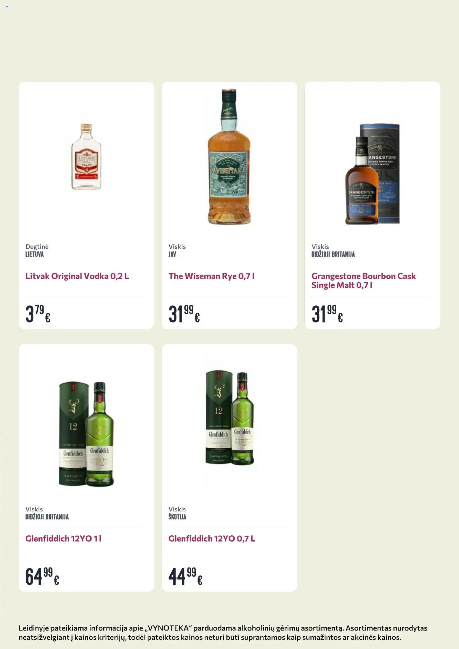 VYNOTEKA leidinys - Gėrimų