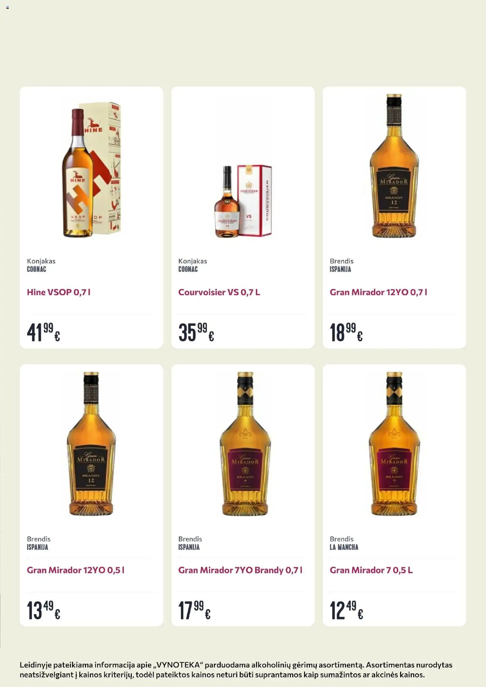 VYNOTEKA leidinys - Gėrimų