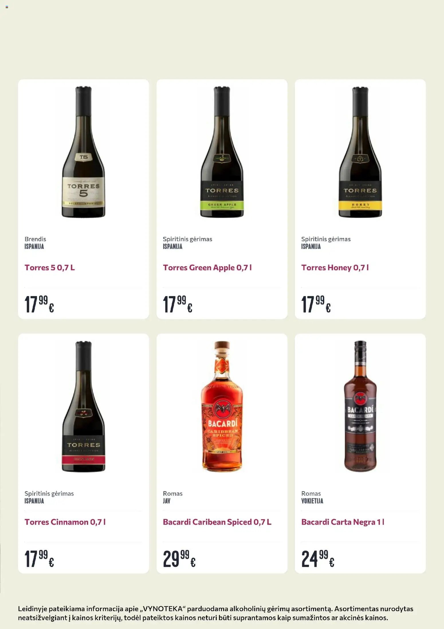 VYNOTEKA leidinys - Gėrimų