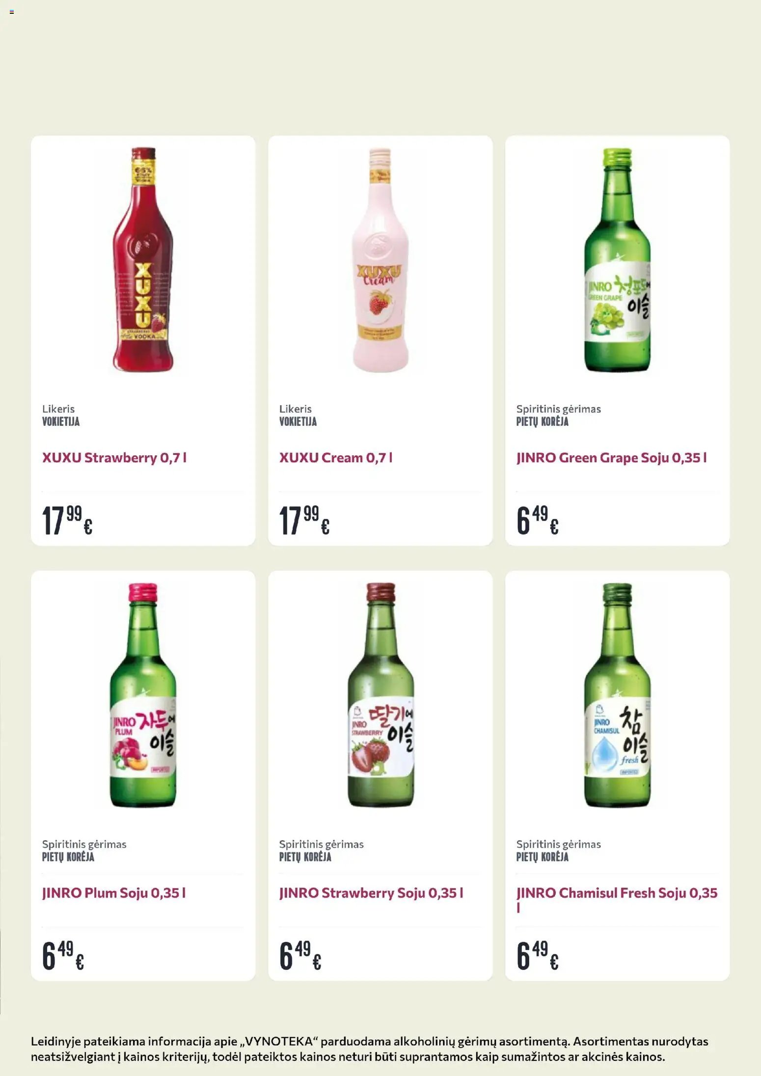 VYNOTEKA leidinys - Gėrimų