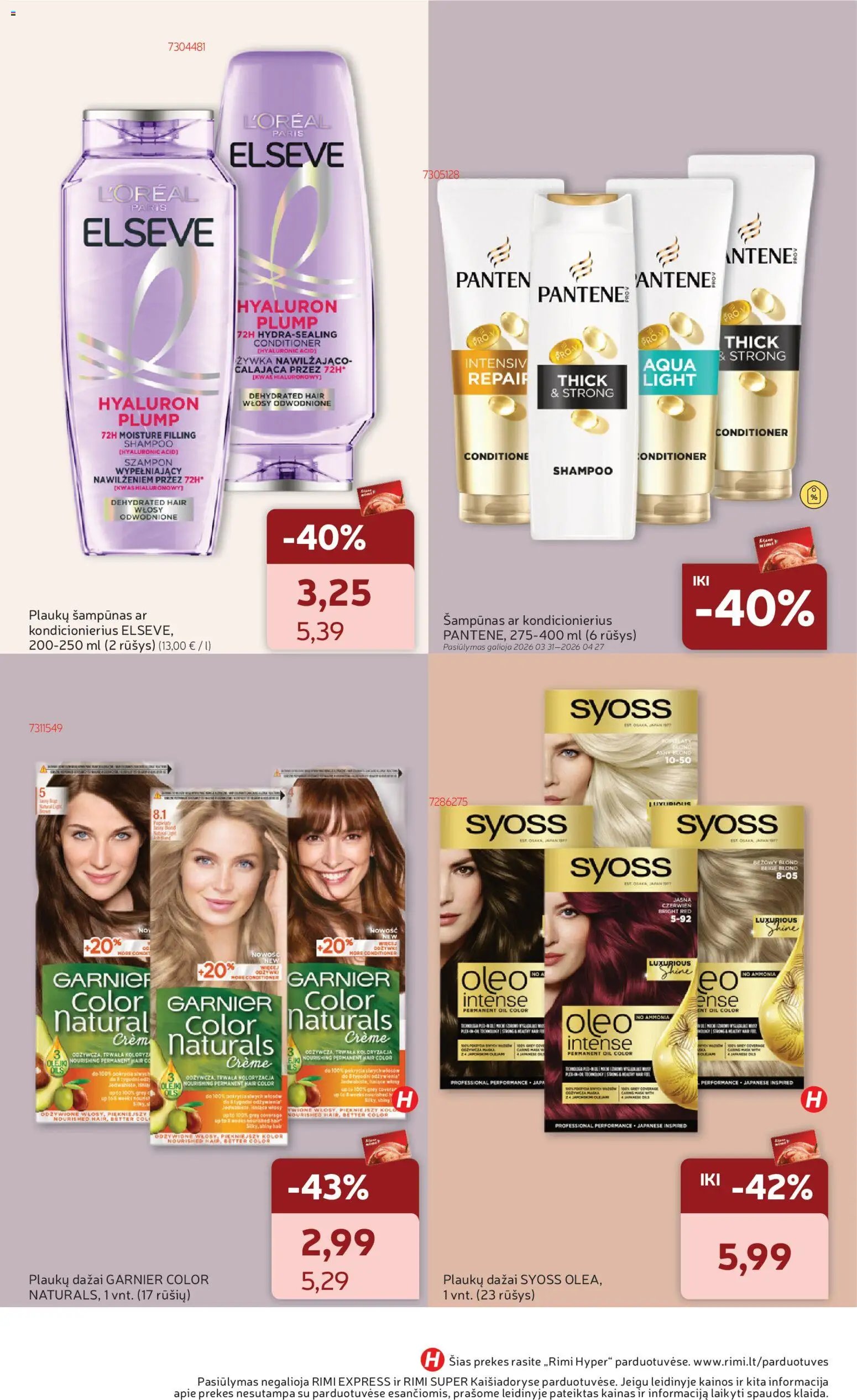 Rimi leidinys - Grožio prekių katalogas