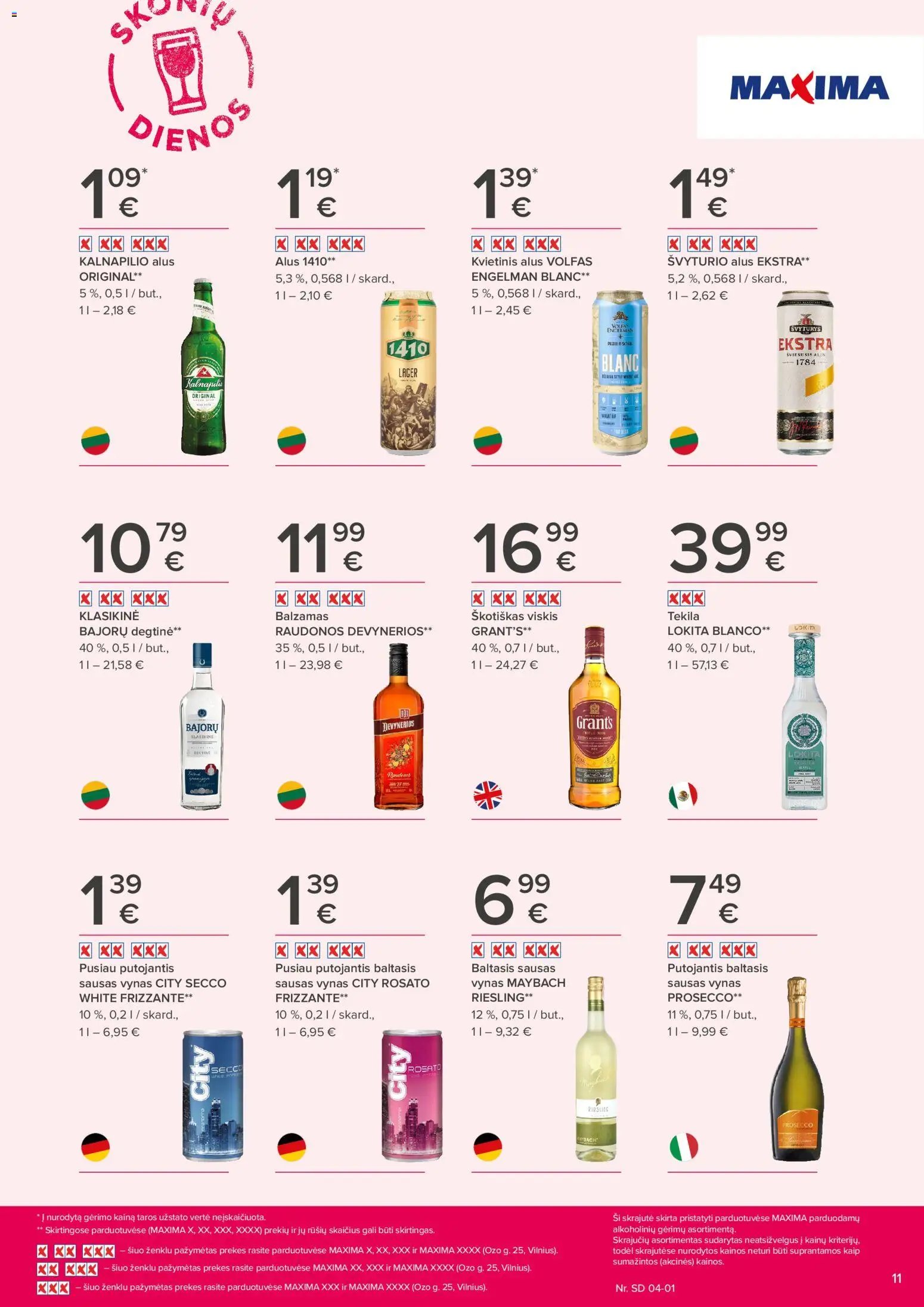 MAXIMA leidinys - Skonių dienos