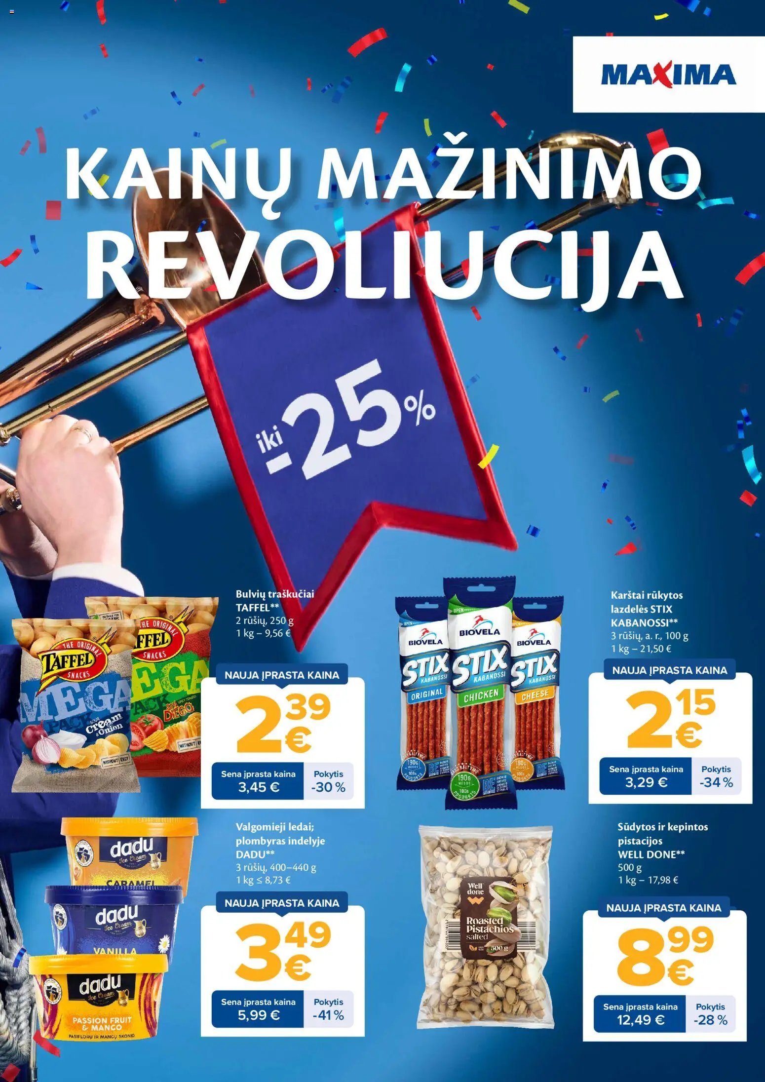 MAXIMA leidinys - Kainų mažinimo revoliucija