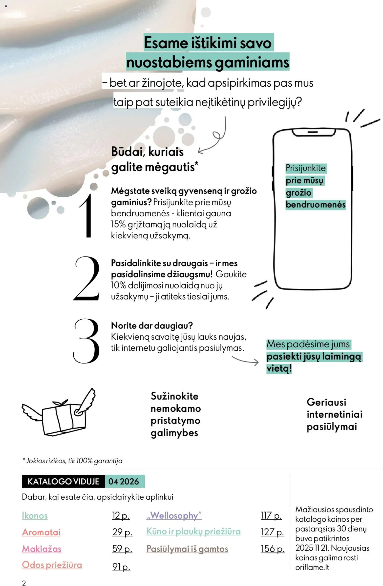 Oriflame katalogas 04 2026