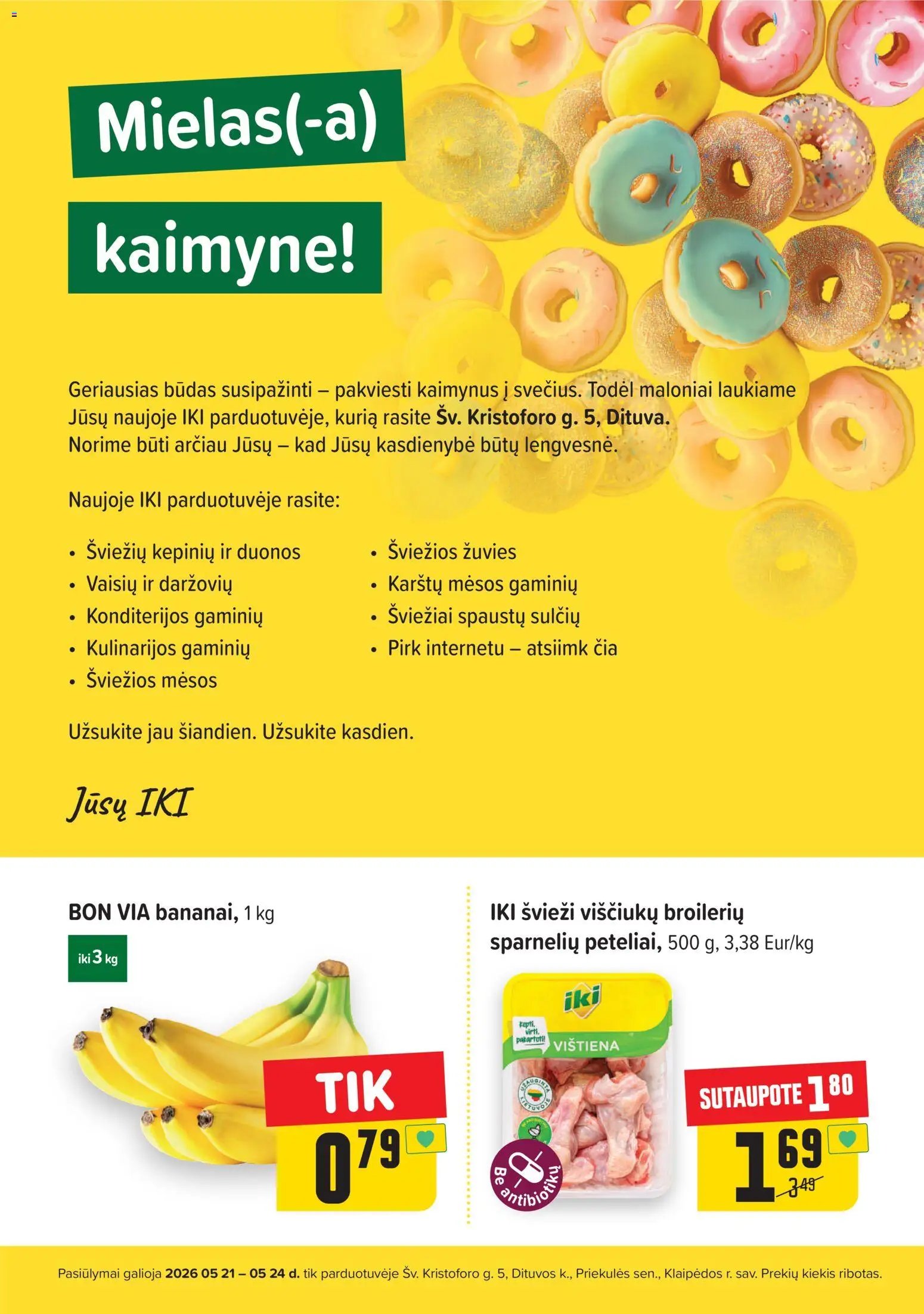 IKI leidinys - Specialūs pasiūlymai IKI Dituva parduotuvės klientams