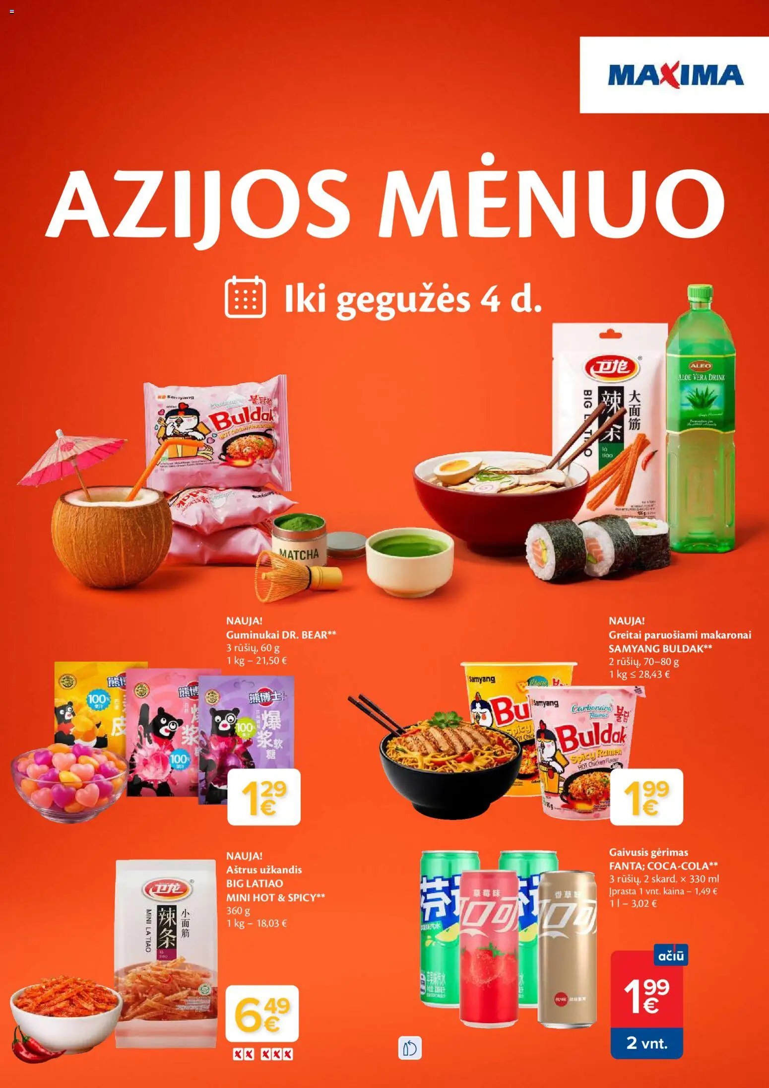 MAXIMA leidinys - Azijos mėnuo