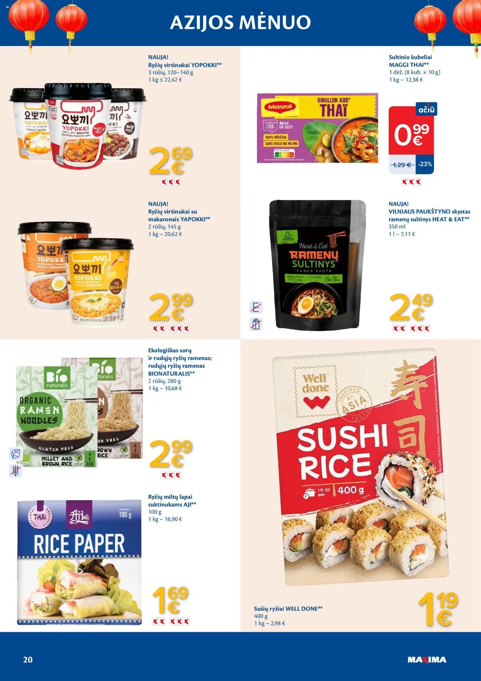 MAXIMA leidinys - Azijos mėnuo