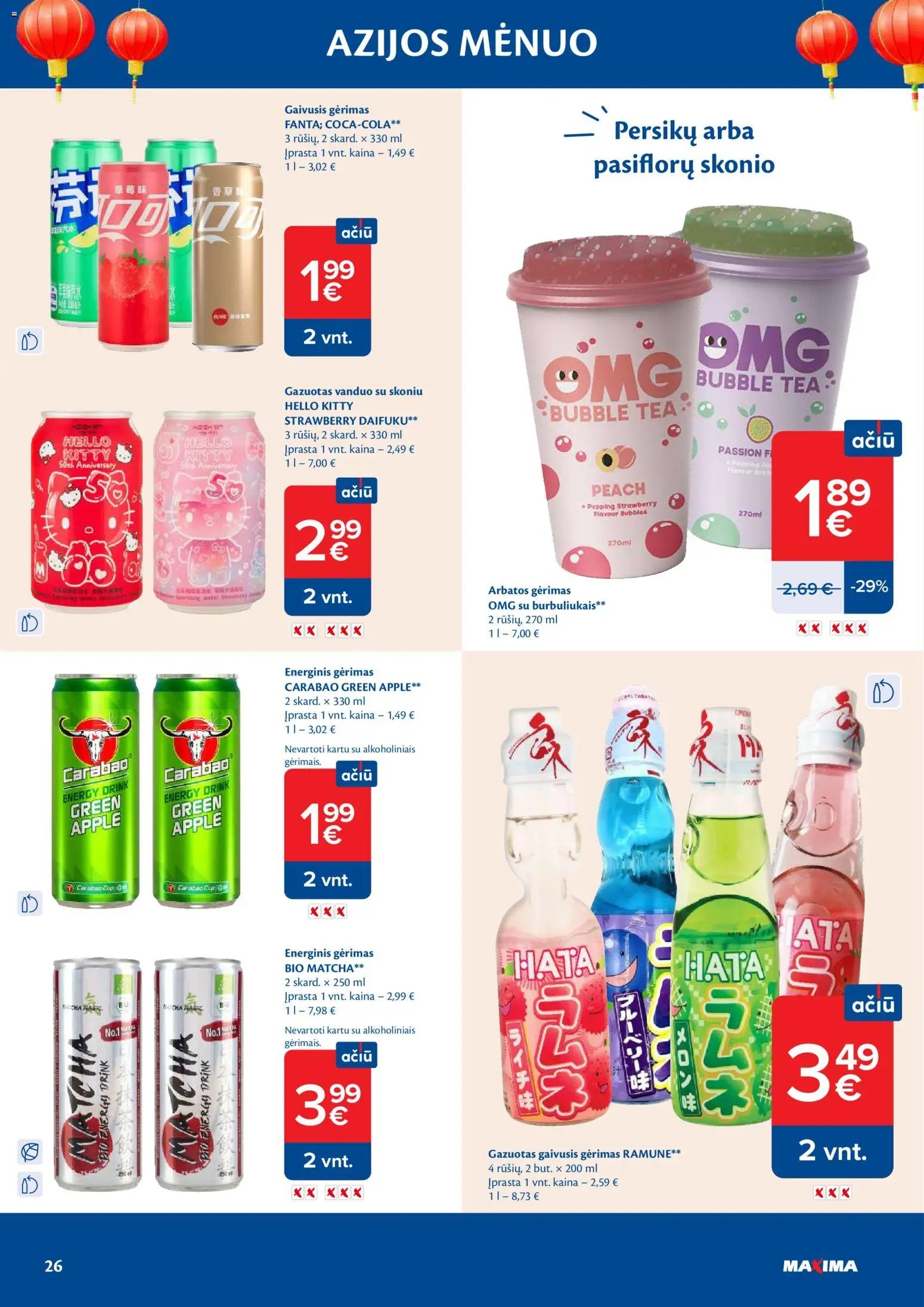 MAXIMA leidinys - Azijos mėnuo