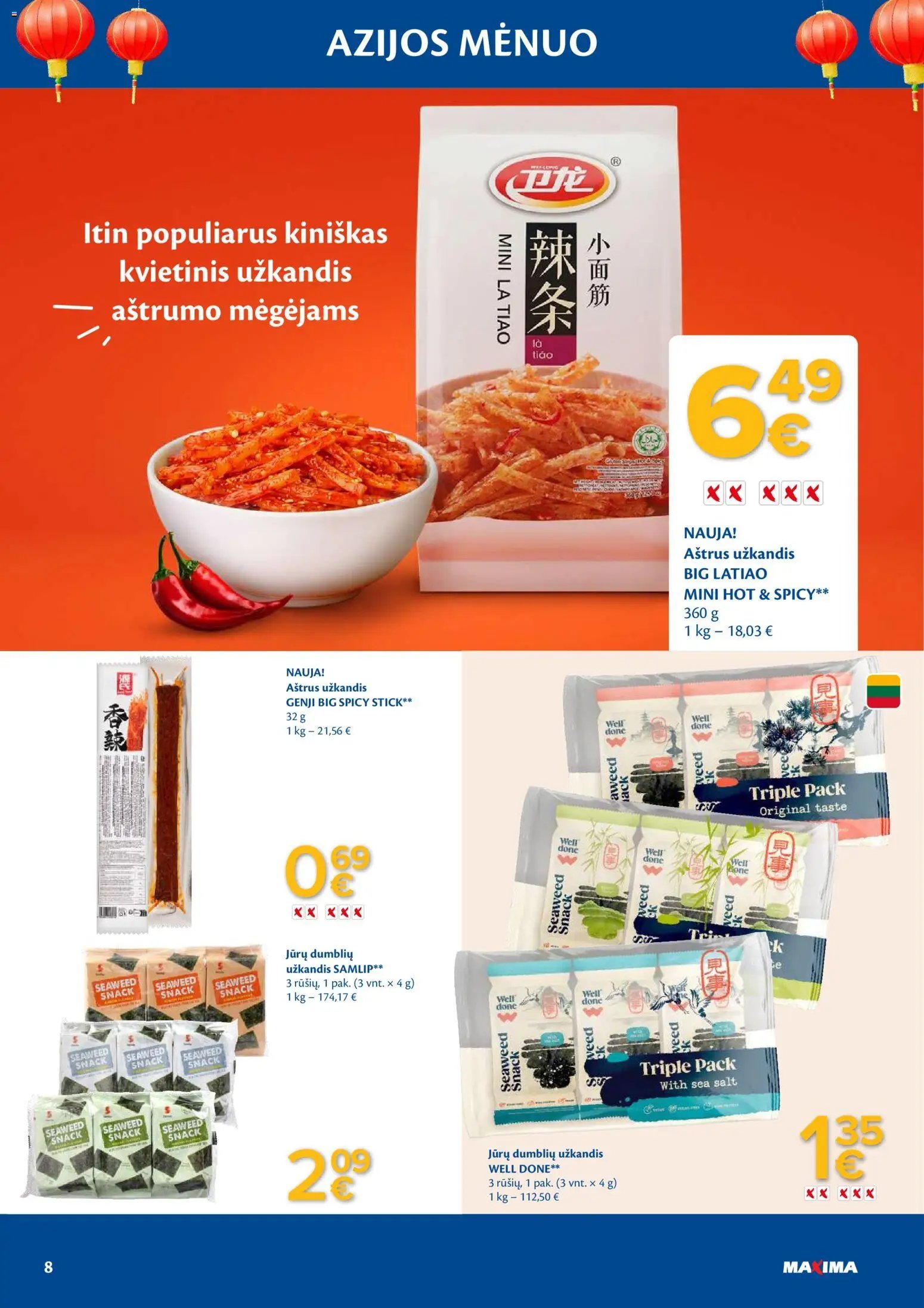 MAXIMA leidinys - Azijos mėnuo