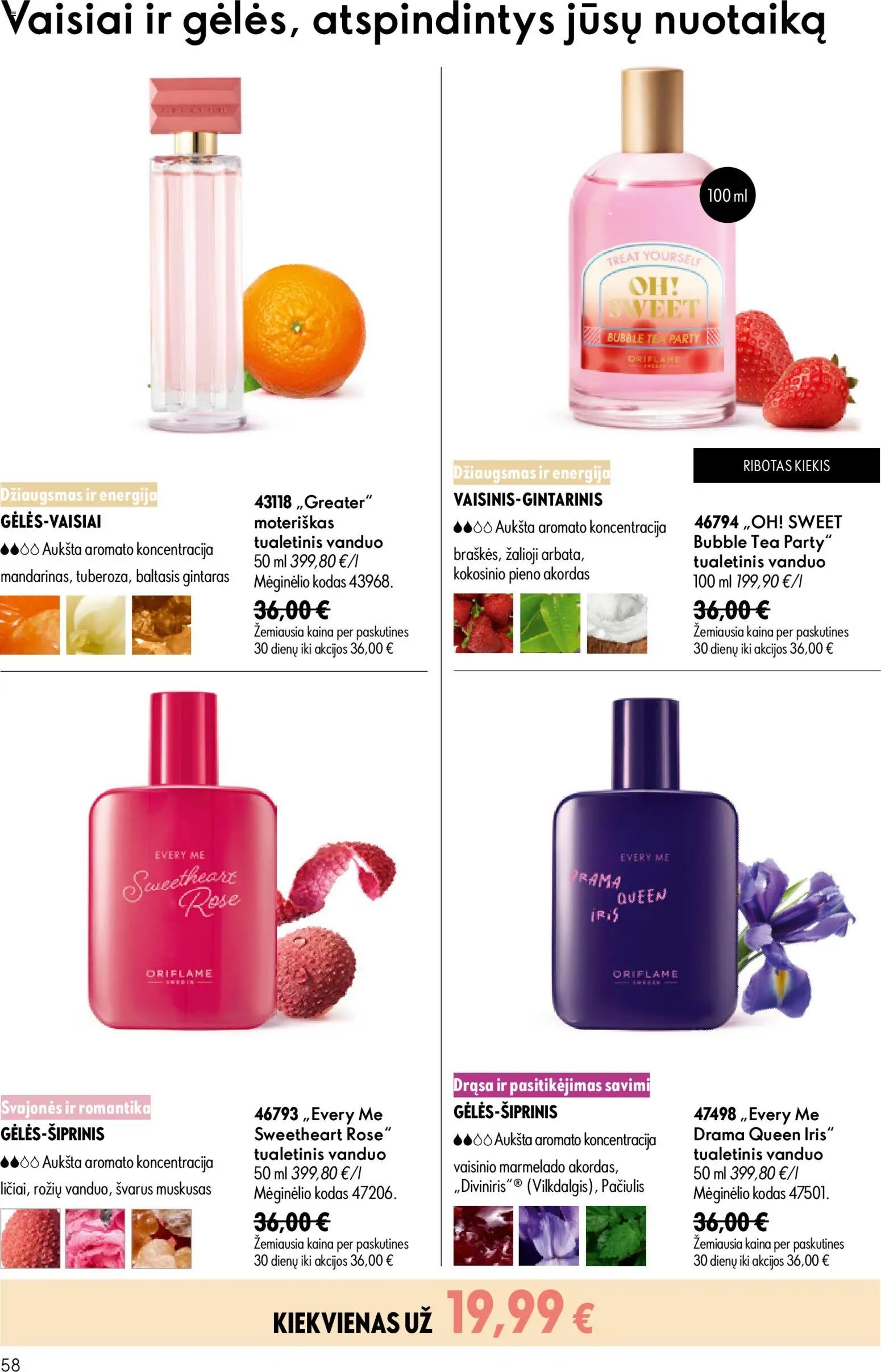Oriflame katalogas 10 2026