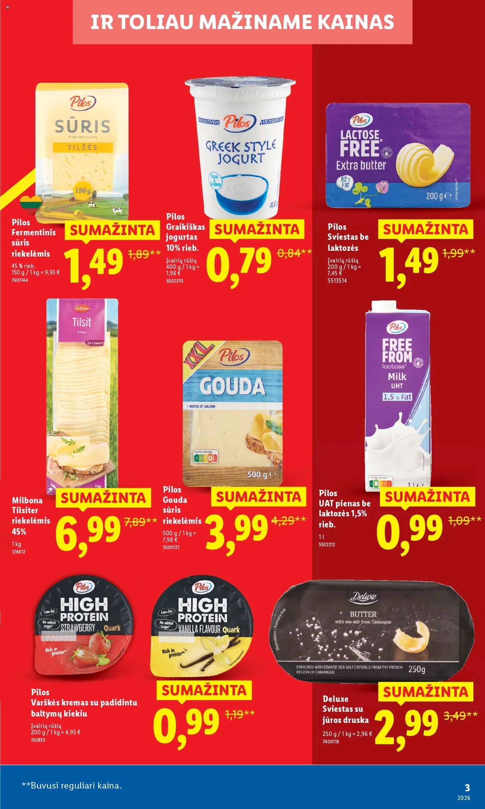 LIDL leidinys - Ne akcija, o nauja kaina