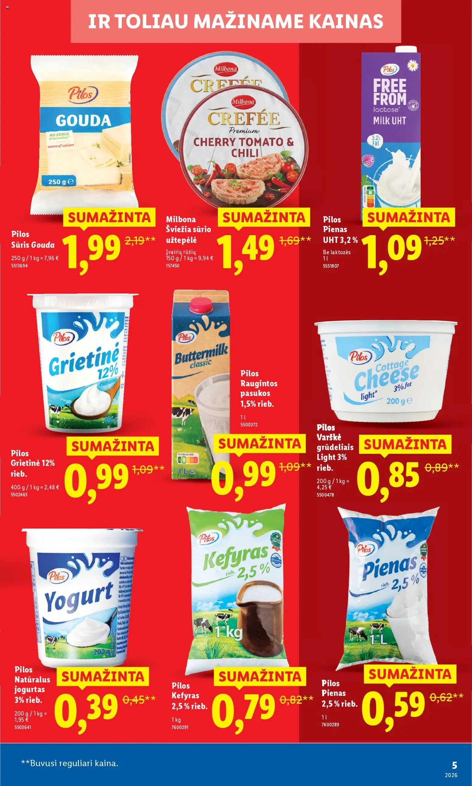 LIDL leidinys - Ne akcija, o nauja kaina