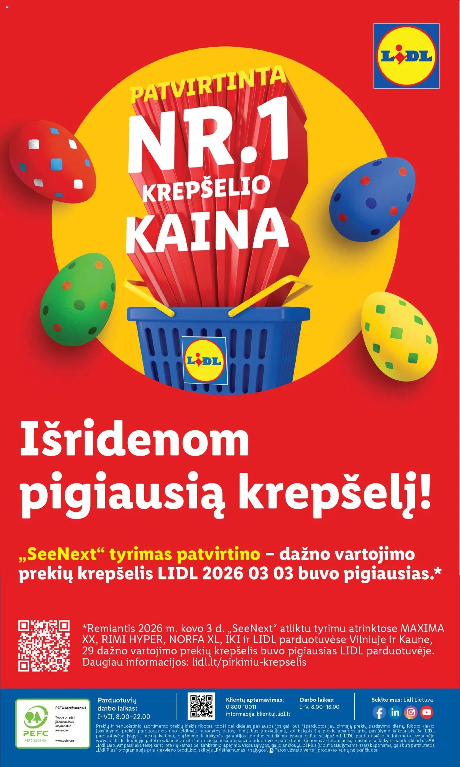 LIDL leidinys - Ne akcija, o nauja kaina