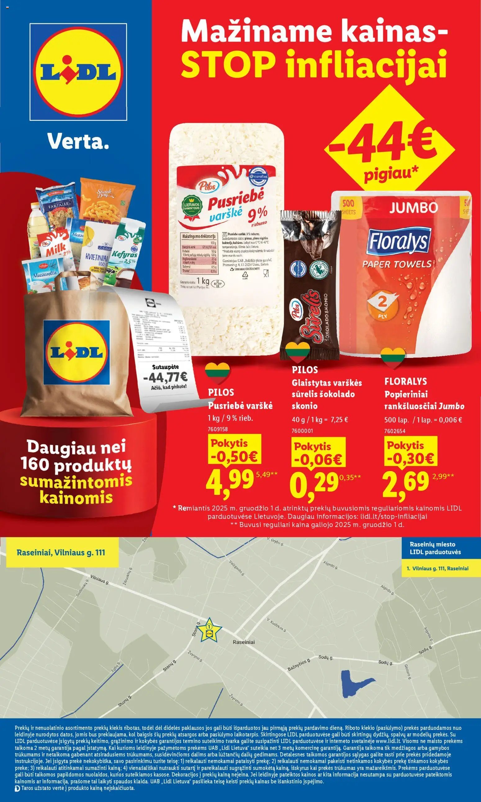 LIDL leidinys - Nauja parduotuvė Raseiniuose