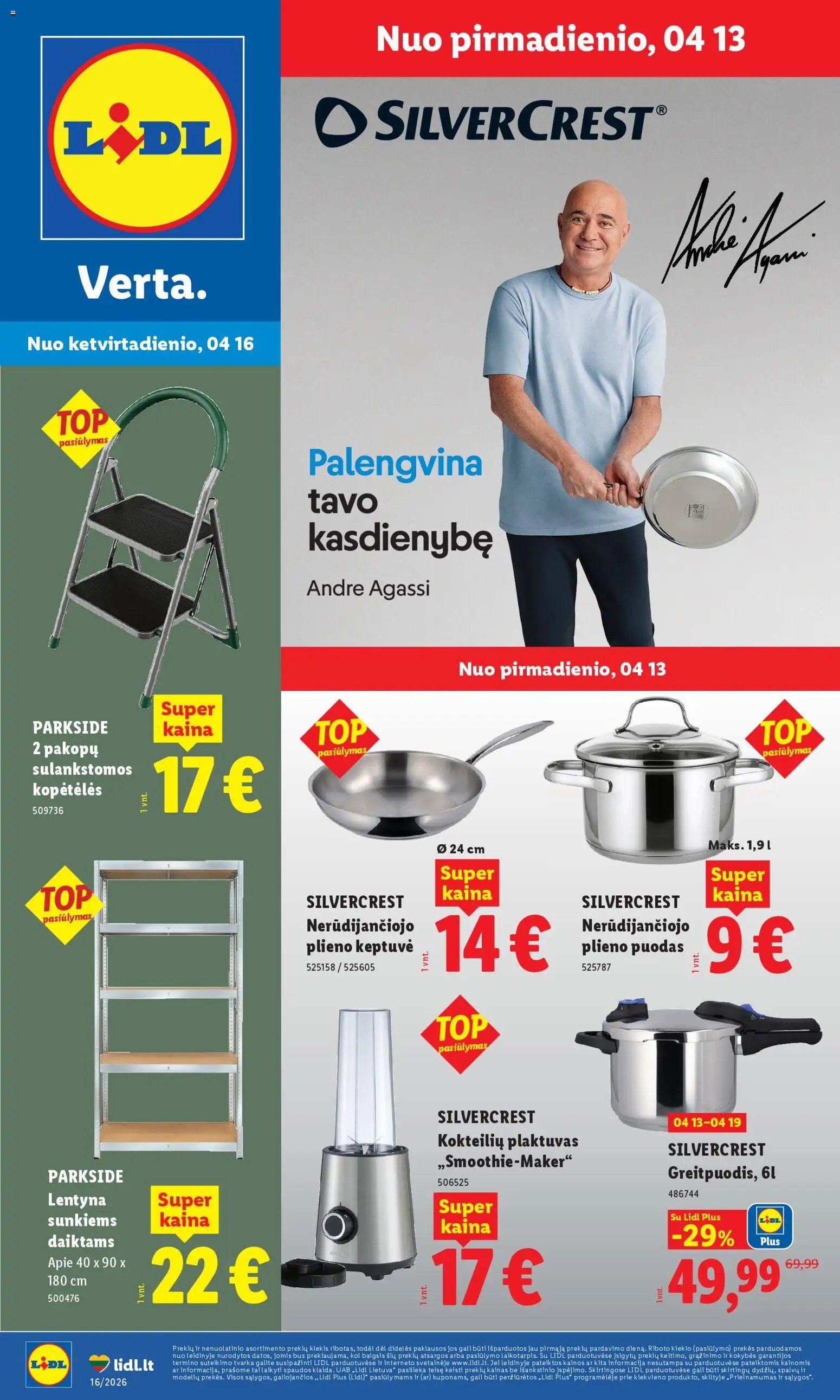 LIDL leidinys - Ne maisto prekių pasiūlymai