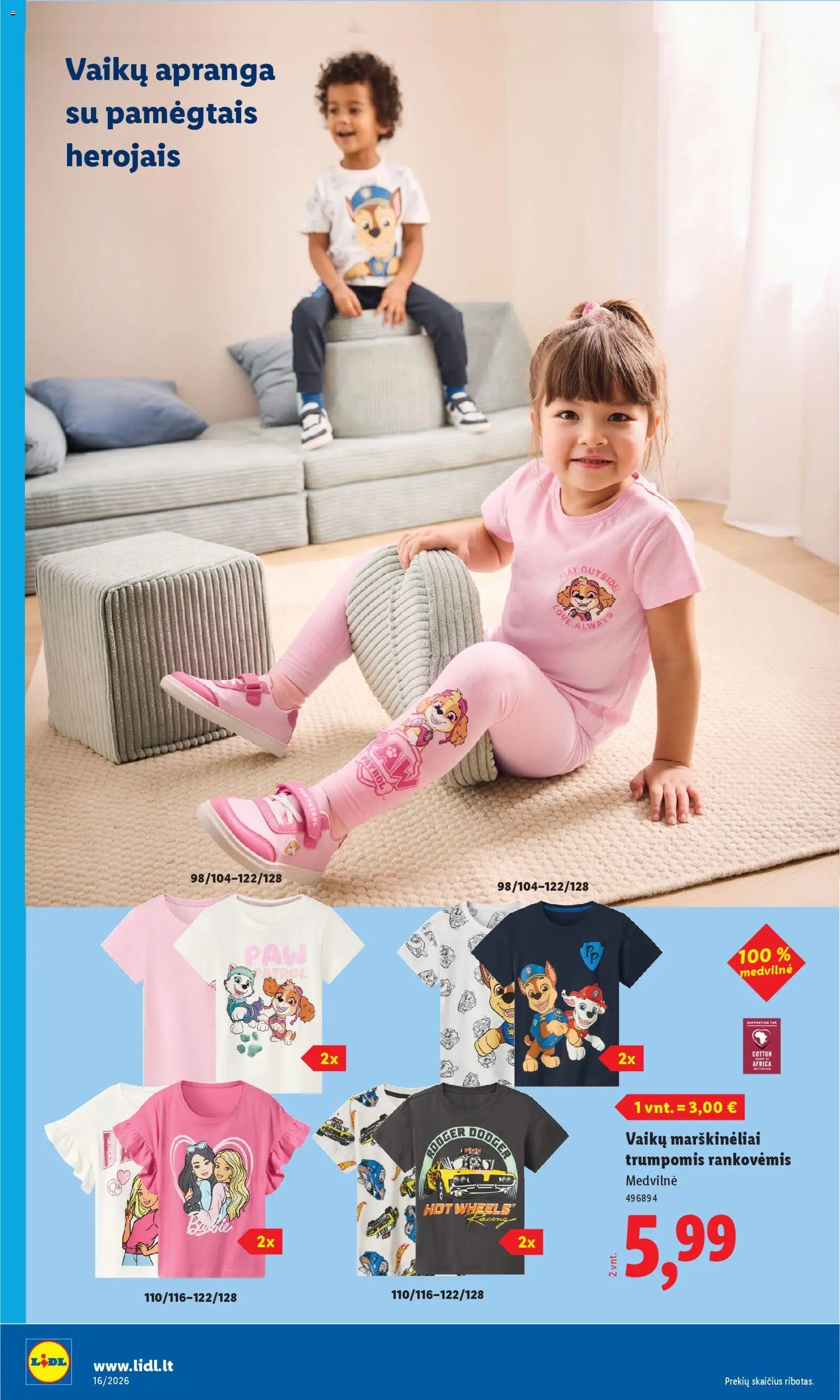 LIDL leidinys - Ne maisto prekių pasiūlymai