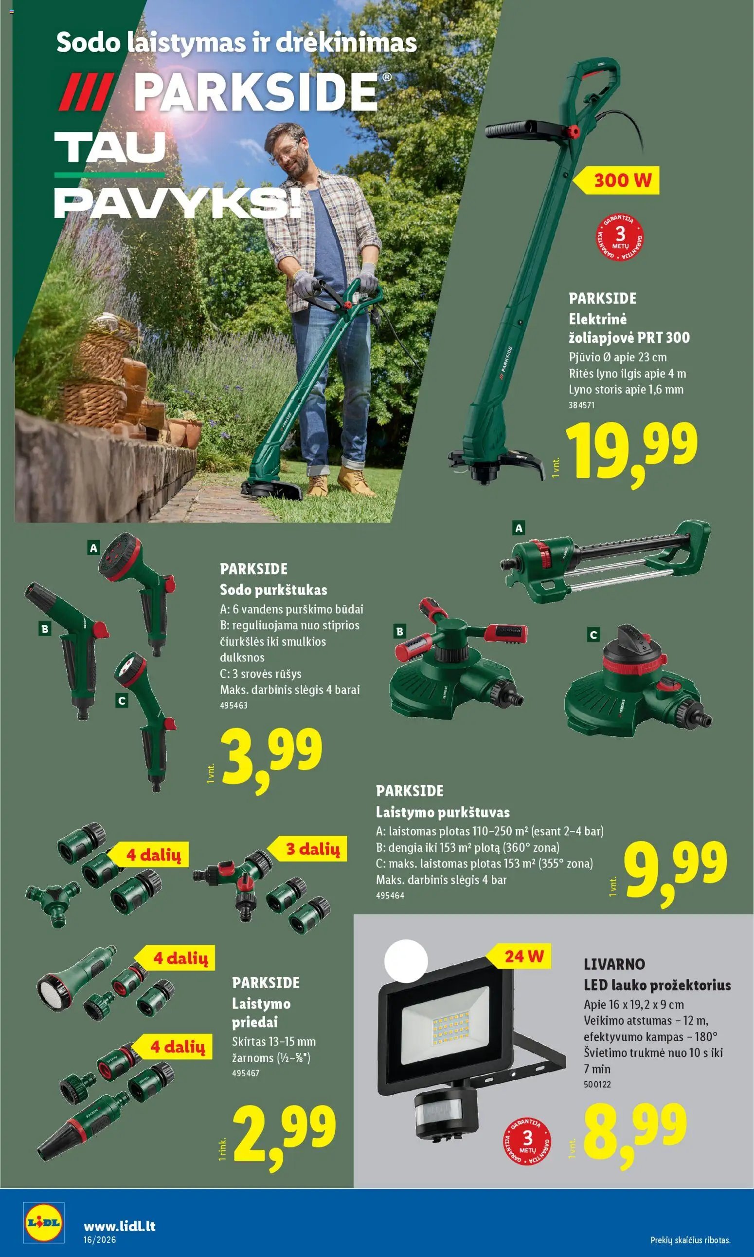 LIDL leidinys - Ne maisto prekių pasiūlymai