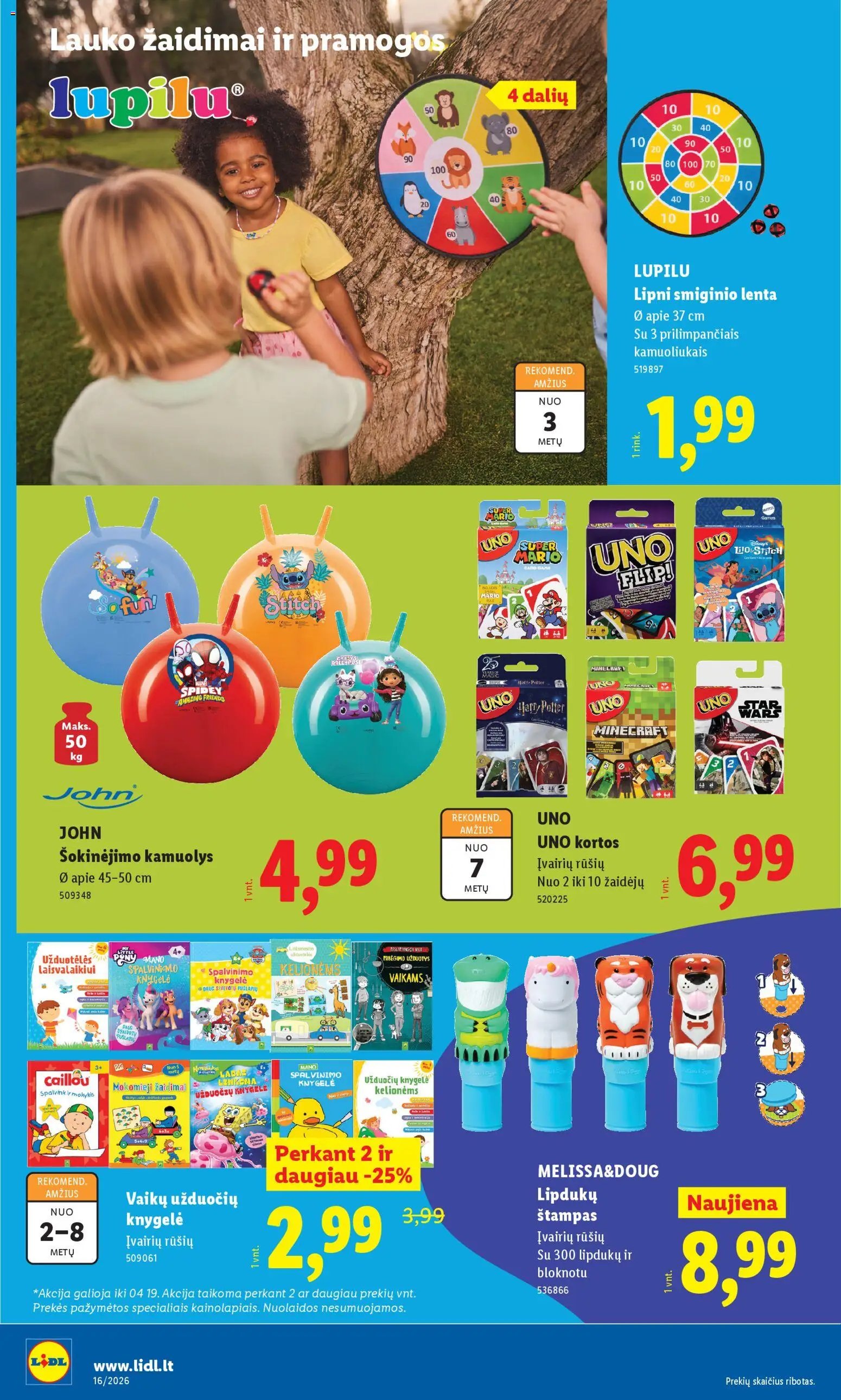 LIDL leidinys - Ne maisto prekių pasiūlymai